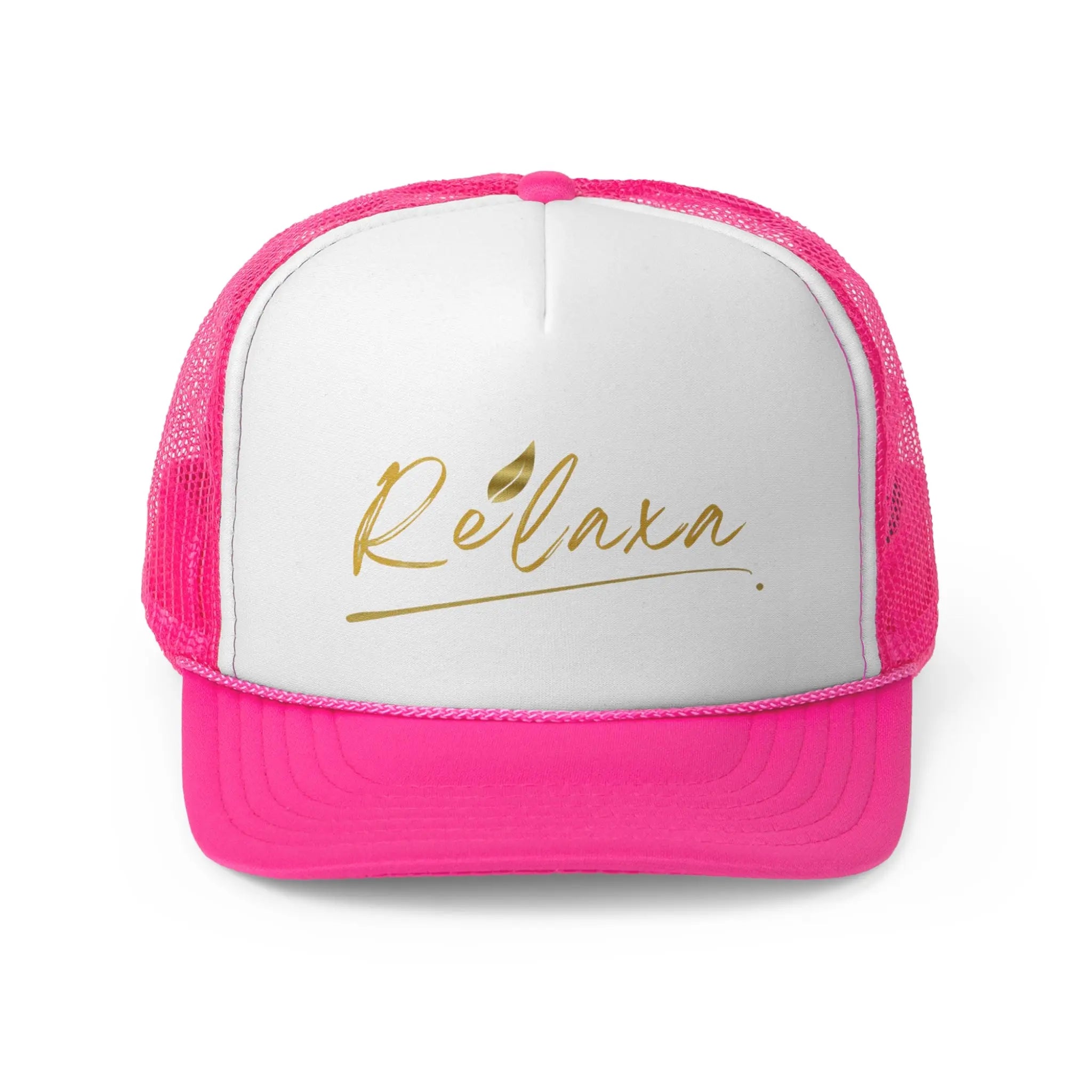 Relaxa Trucker Cap - Powered by Google, Perfect Gift for Tech Lovers Printify
