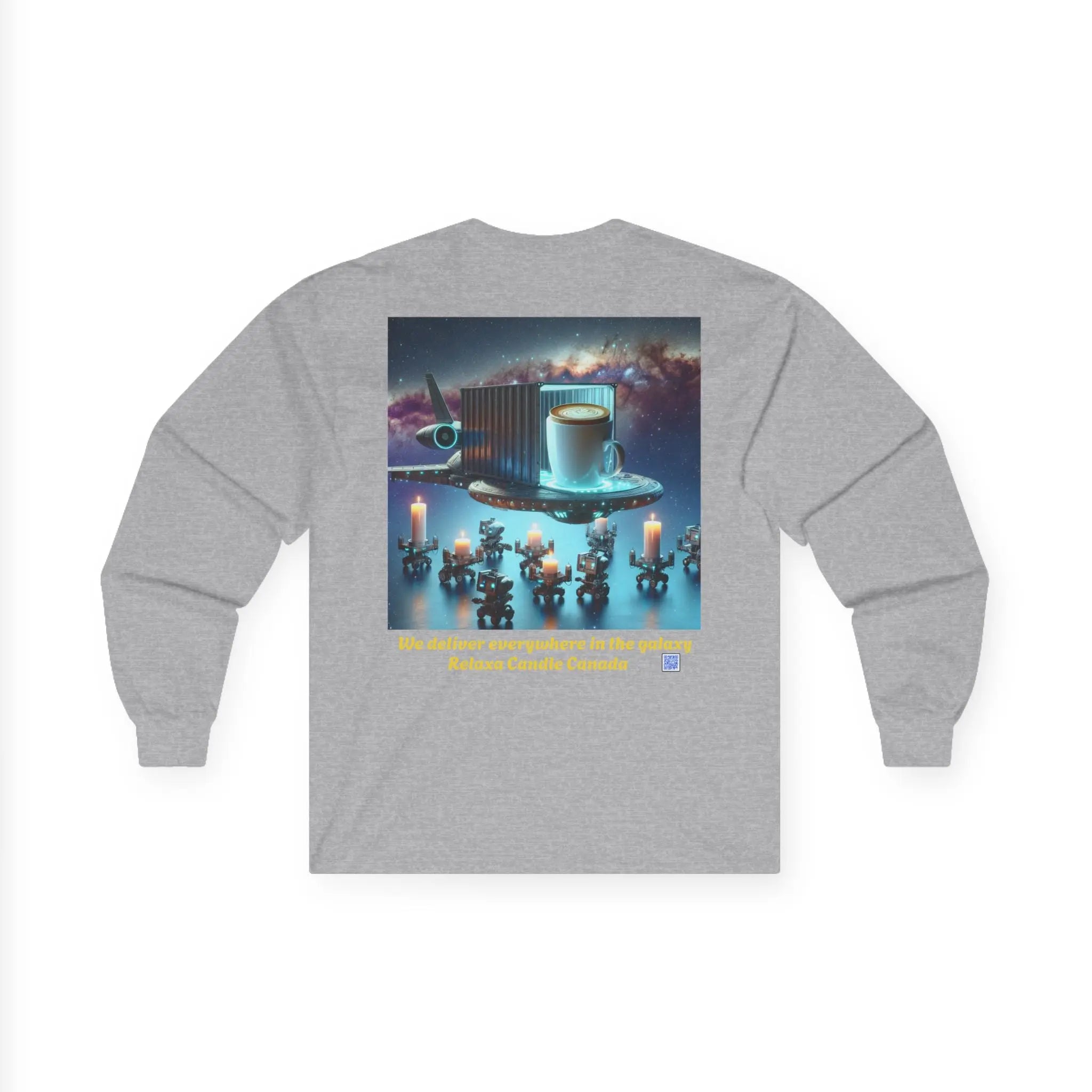 Relaxa Galaxy Unisex Ultra Cotton Long Sleeve Tee Printify