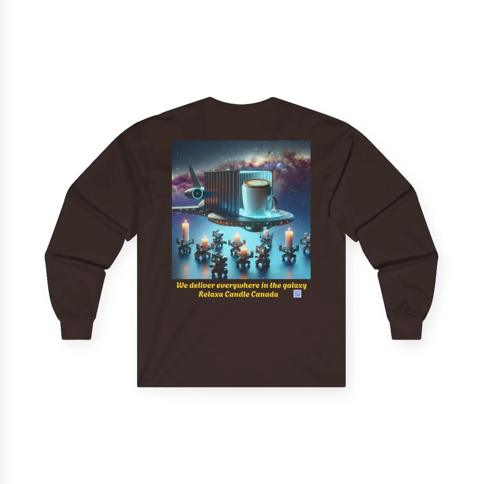 Relaxa Galaxy Unisex Ultra Cotton Long Sleeve Tee Printify