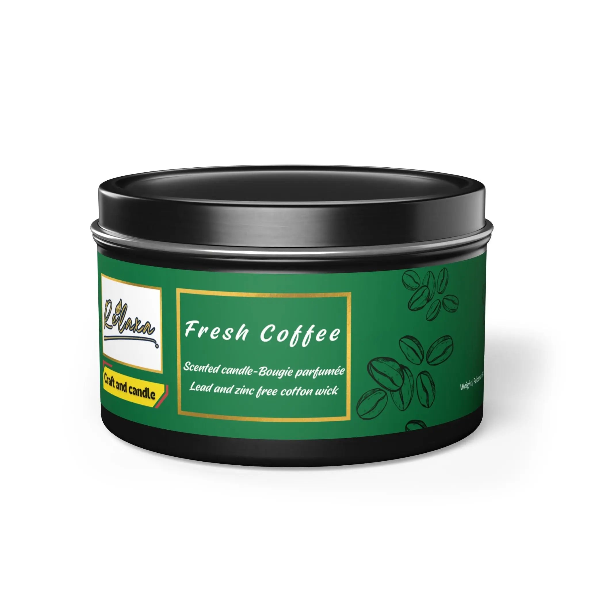 Coffee Tin Candles Printify