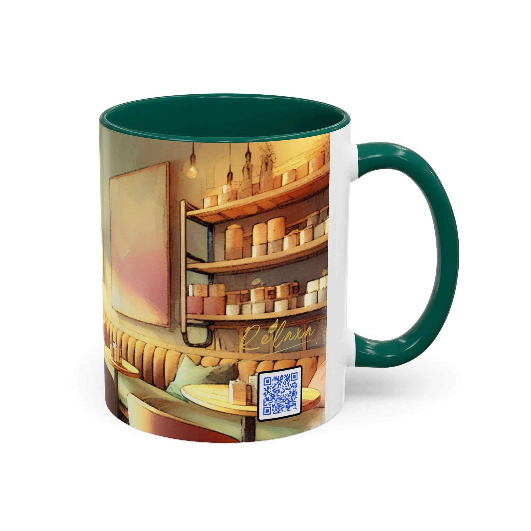 Colorful Café Mug - 11oz & 15oz - Perfect for Coffee Lovers & Gift Giving Printify