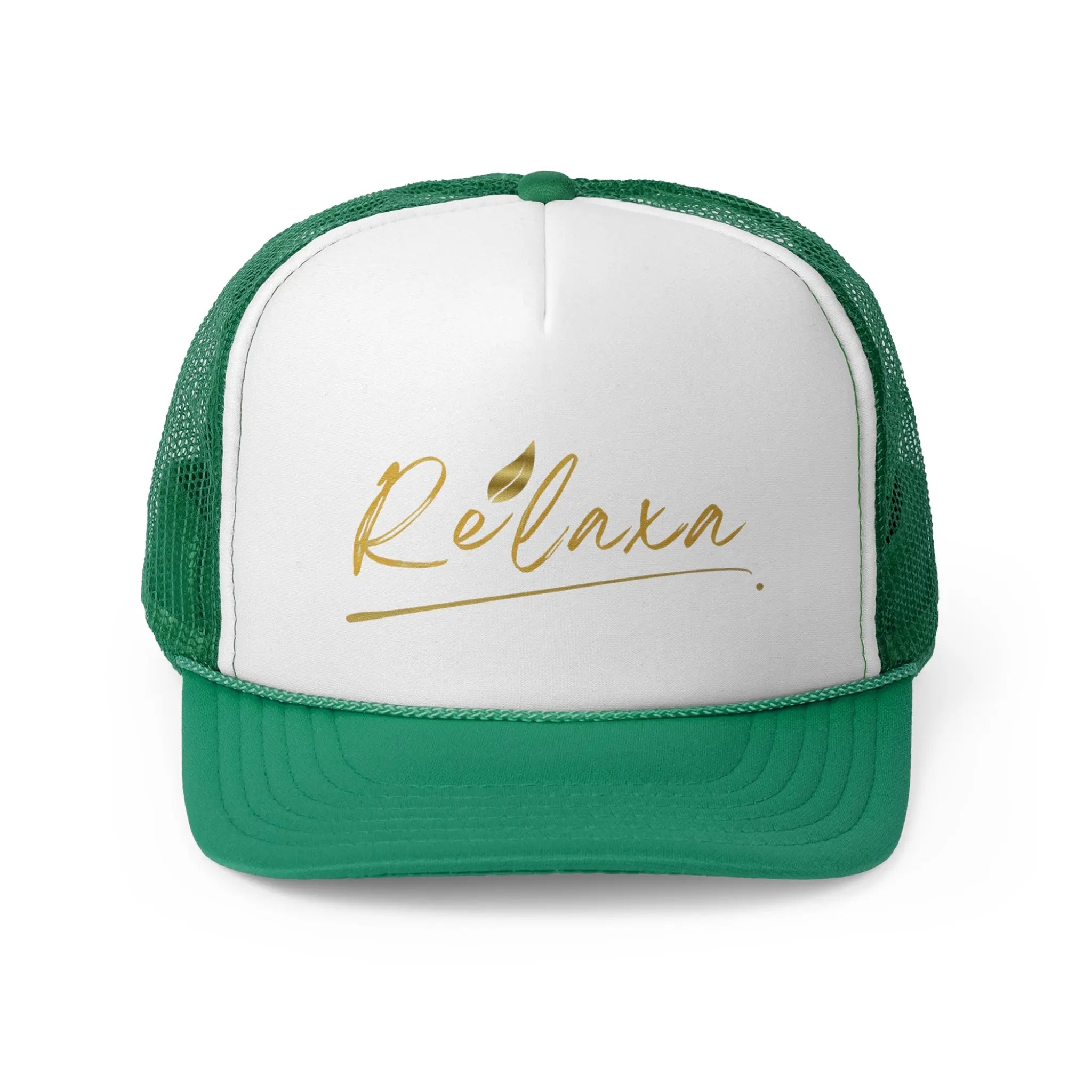 Relaxa Trucker Cap - Powered by Google, Perfect Gift for Tech Lovers Printify