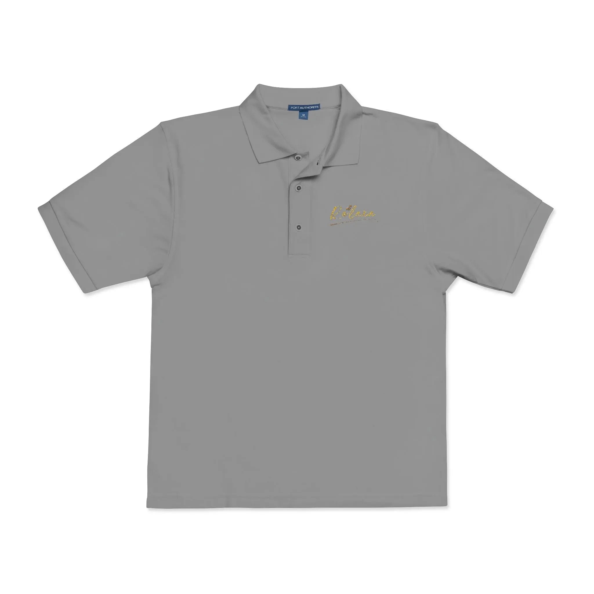 Stylish Unisex Polo Shirt with Inspirational Embroidery Printify