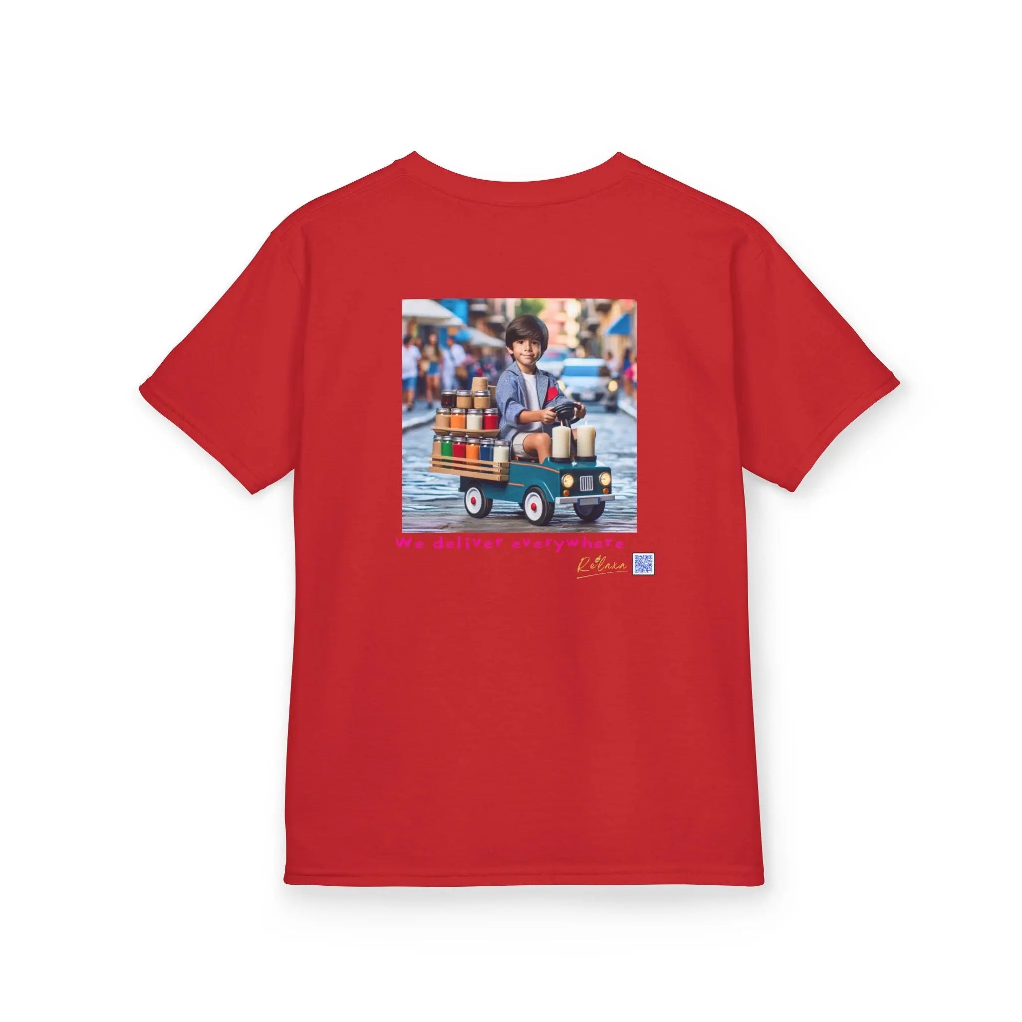 Cosmic Adventure Kids Tee - 'We Deliver Everywhere' Design Printify