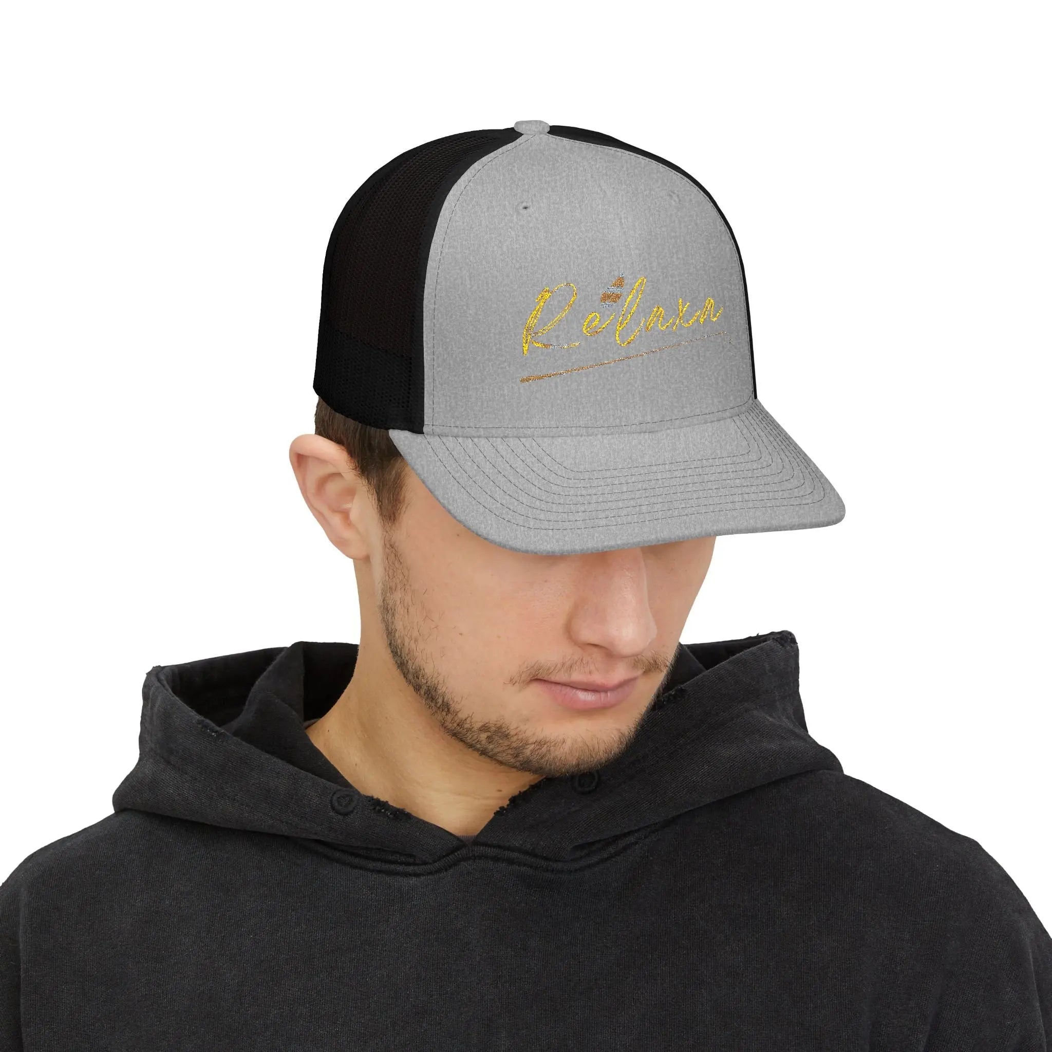 Relaxing Snapback Trucker Cap - Stylish Embroidered Hat Printify