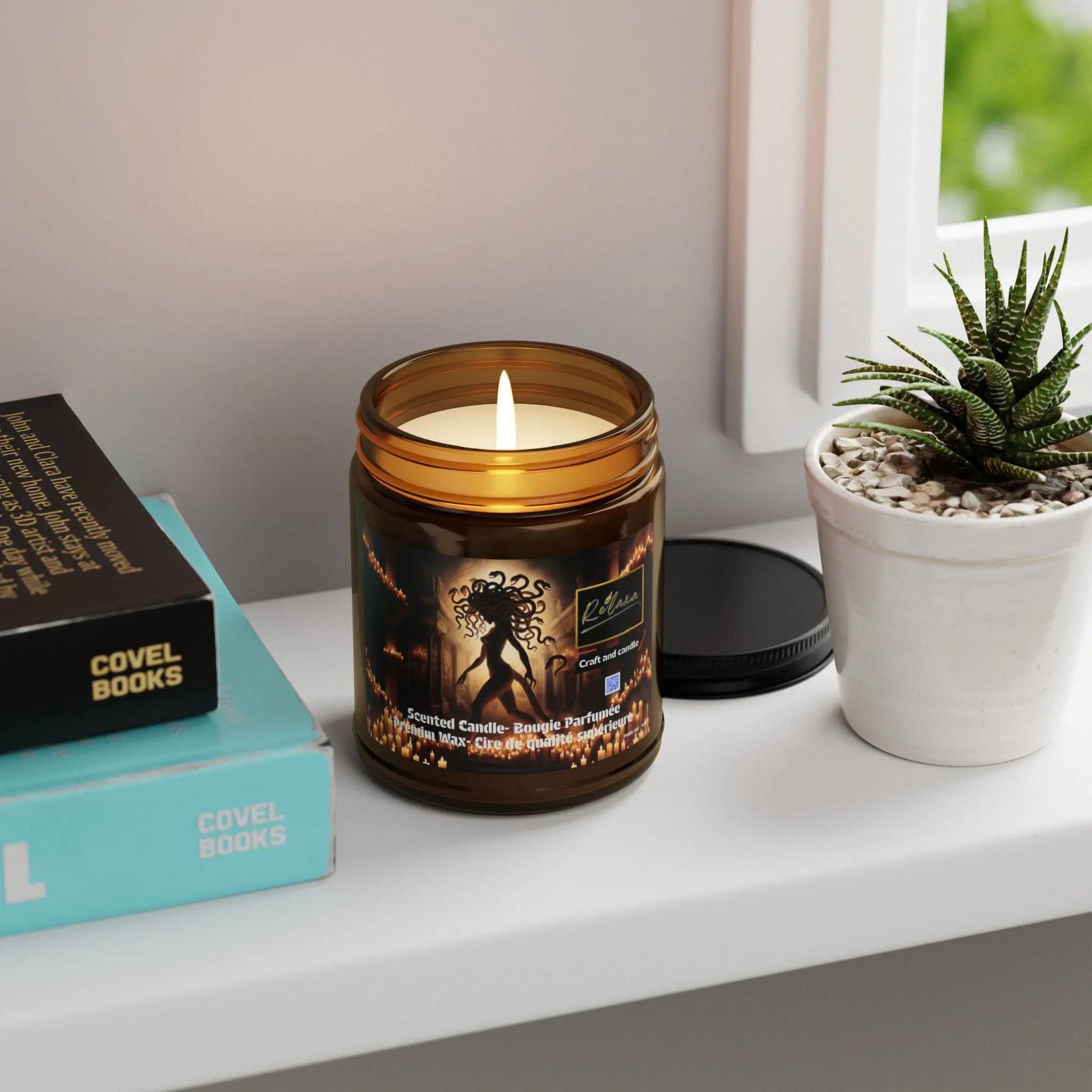 Relaxa Scented Soy Candle - Relaxing Ambiance for Self-Care Printify