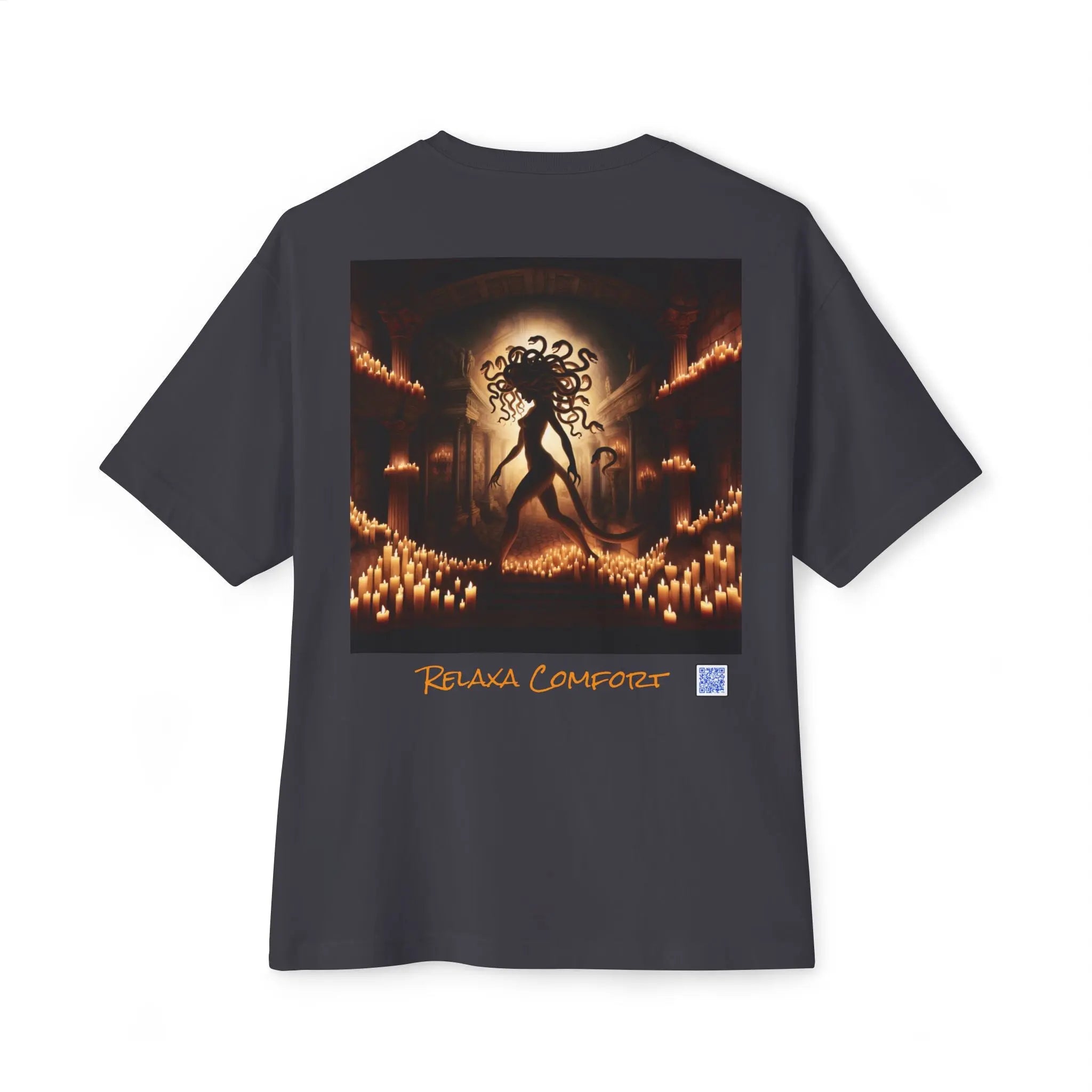 Mystical Medusa Oversized Tee - Unisex Graphic Tee for Art Lovers Printify