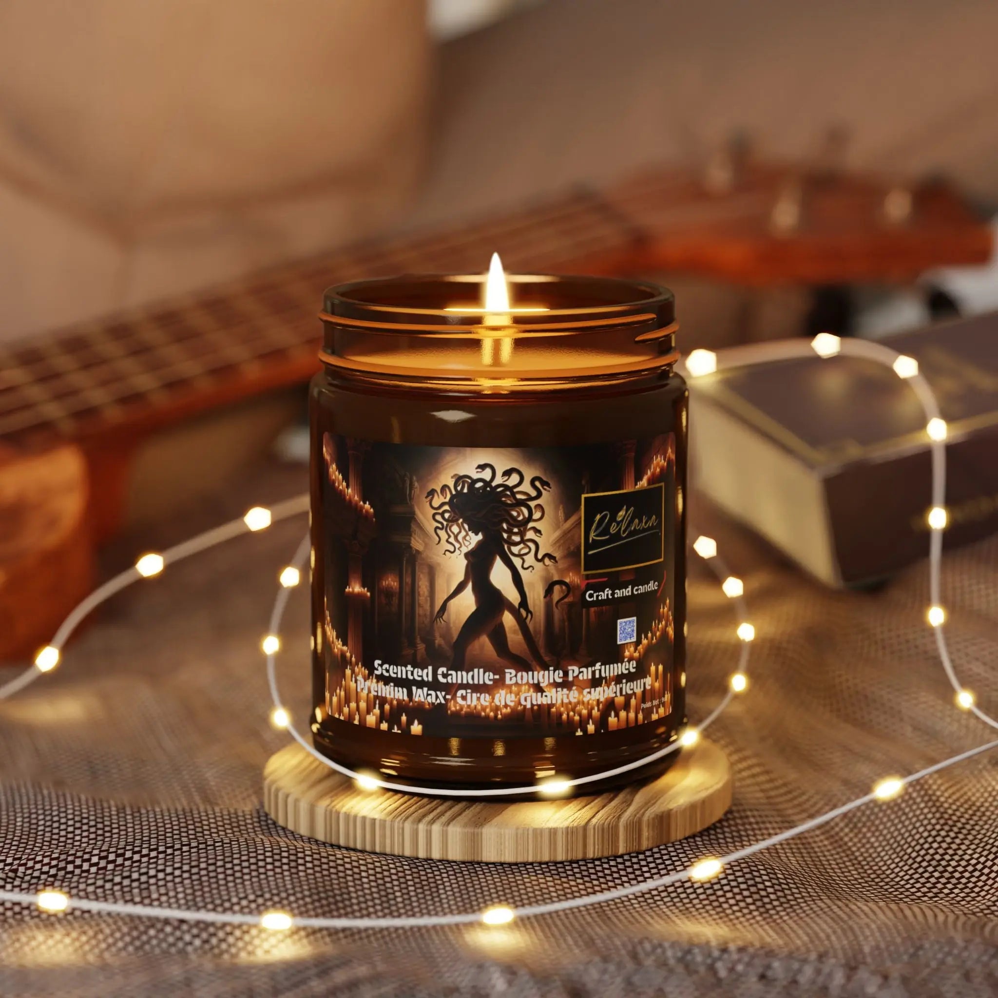 Relaxa Scented Soy Candle - Relaxing Ambiance for Self-Care Printify