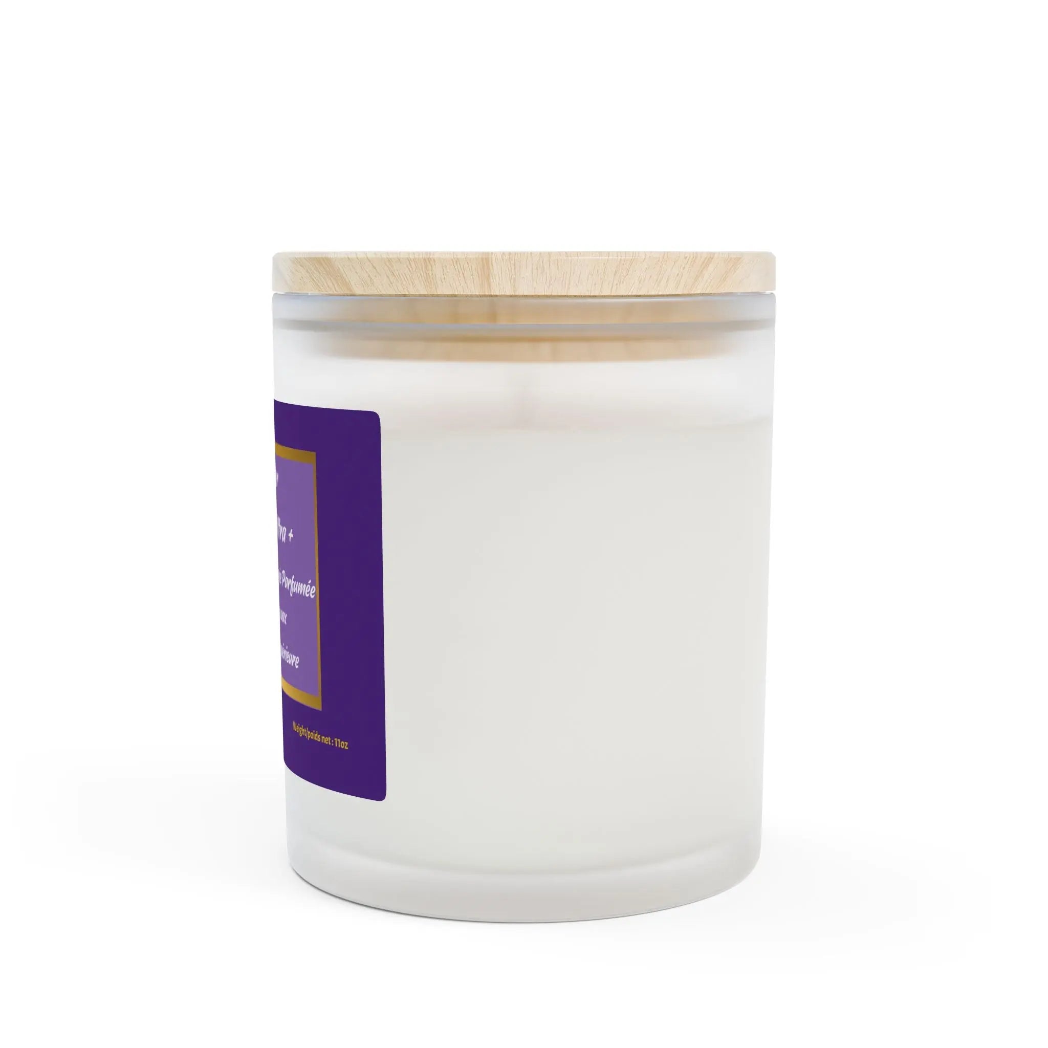 Lavender Relaxation 11oz Frosted Glass Candle by Relaxa Relaxa Candle Canada