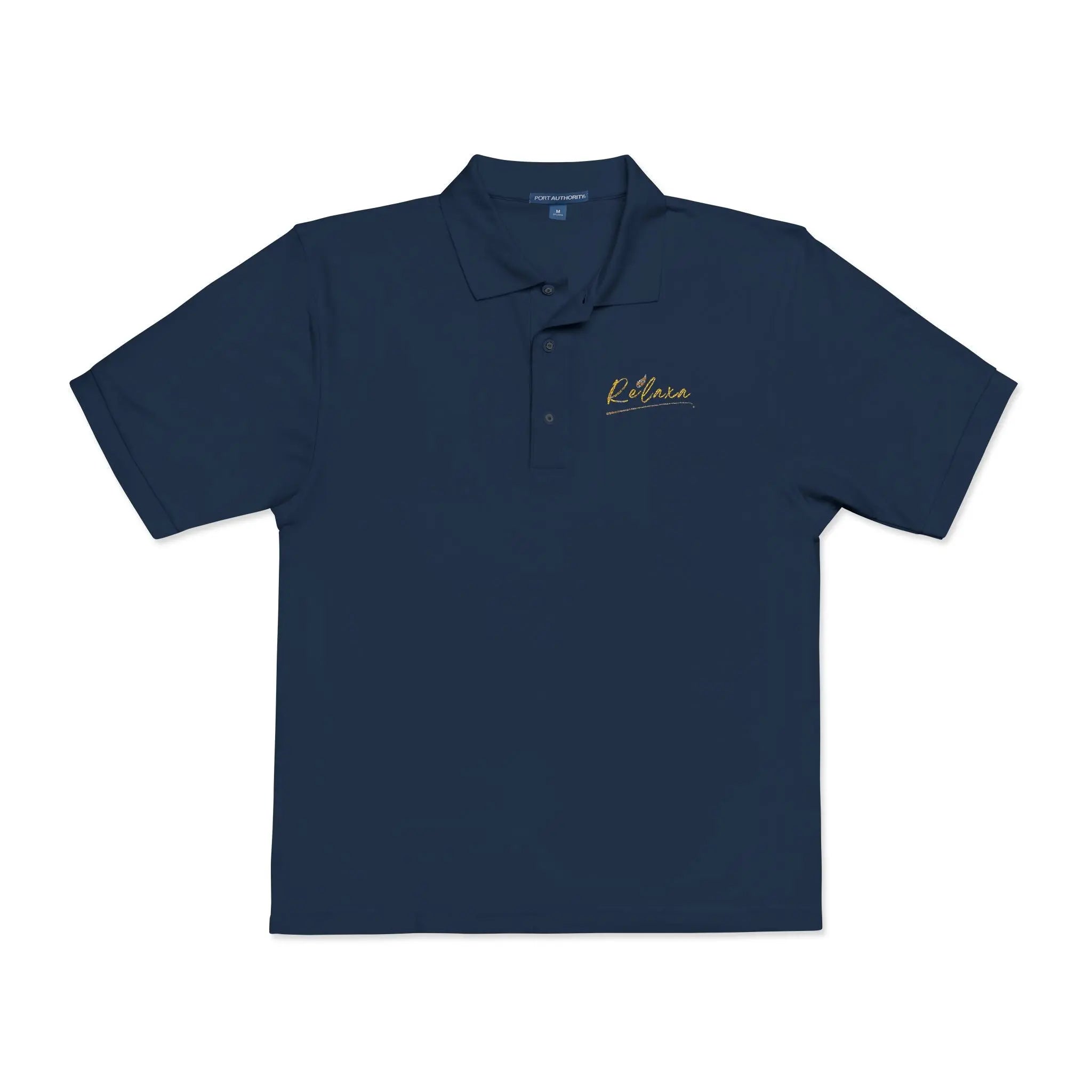 Stylish Unisex Polo Shirt with Inspirational Embroidery Printify