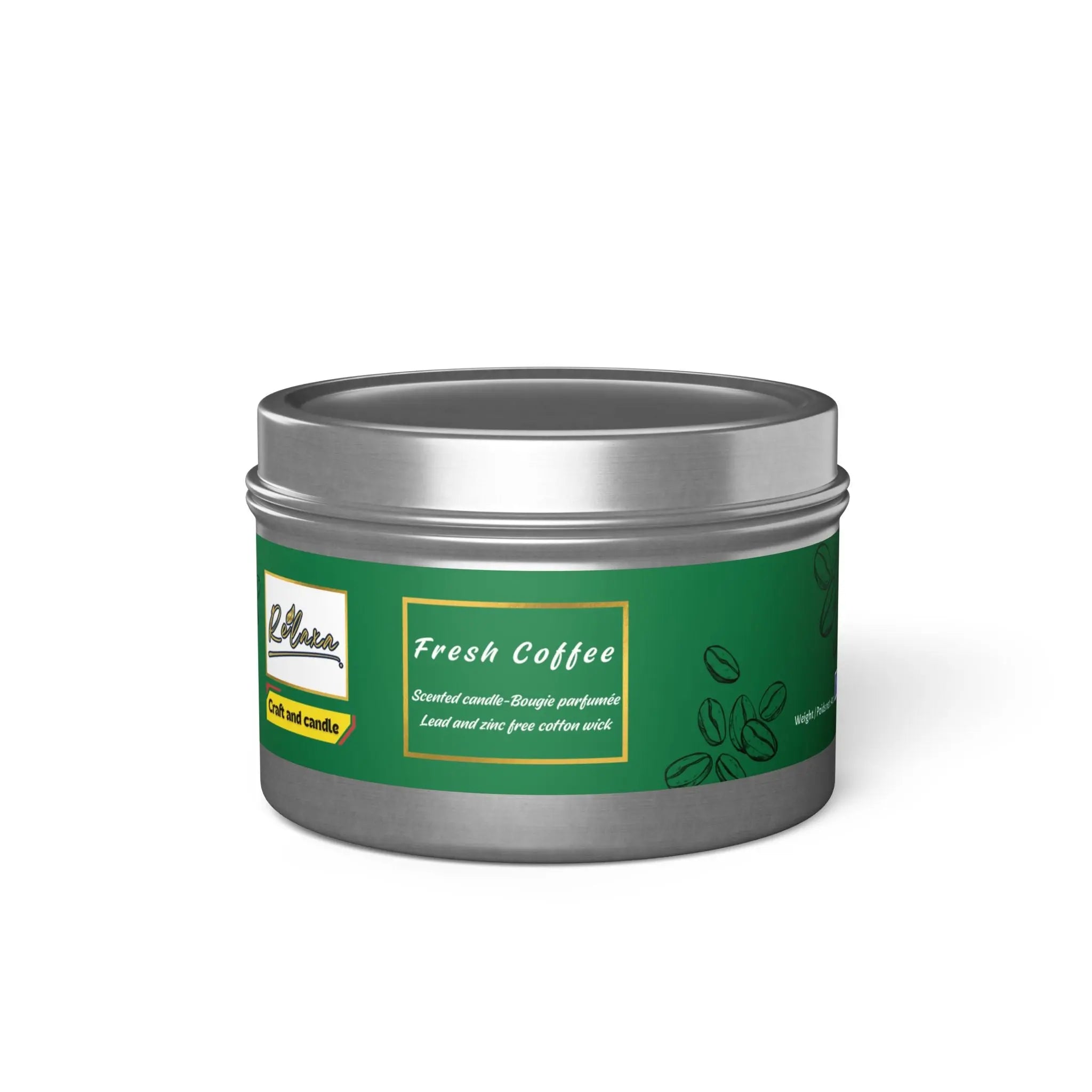 Coffee Tin Candles Printify