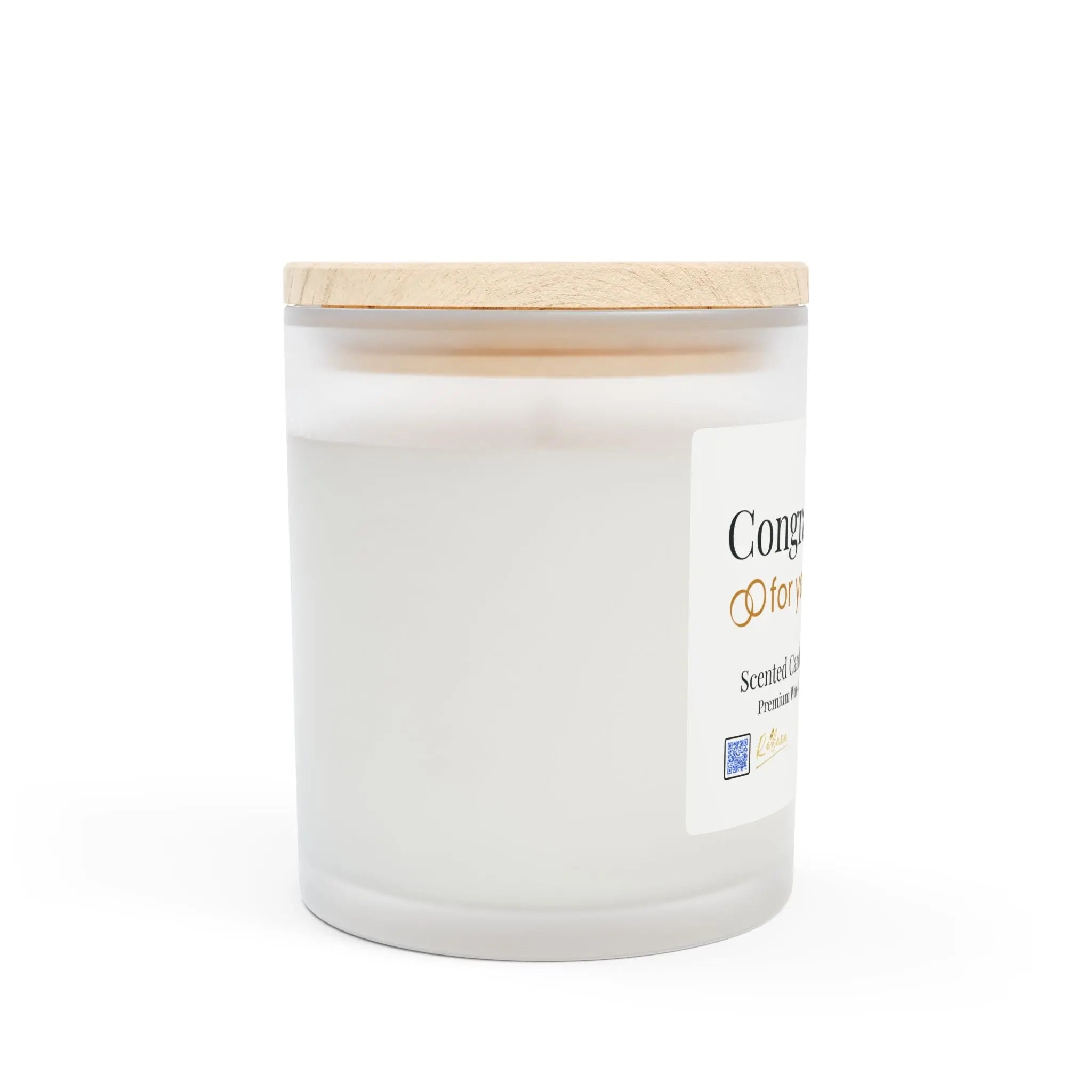Frosted Glass Graduation Candle - Congratulations for your Diploma! Printify