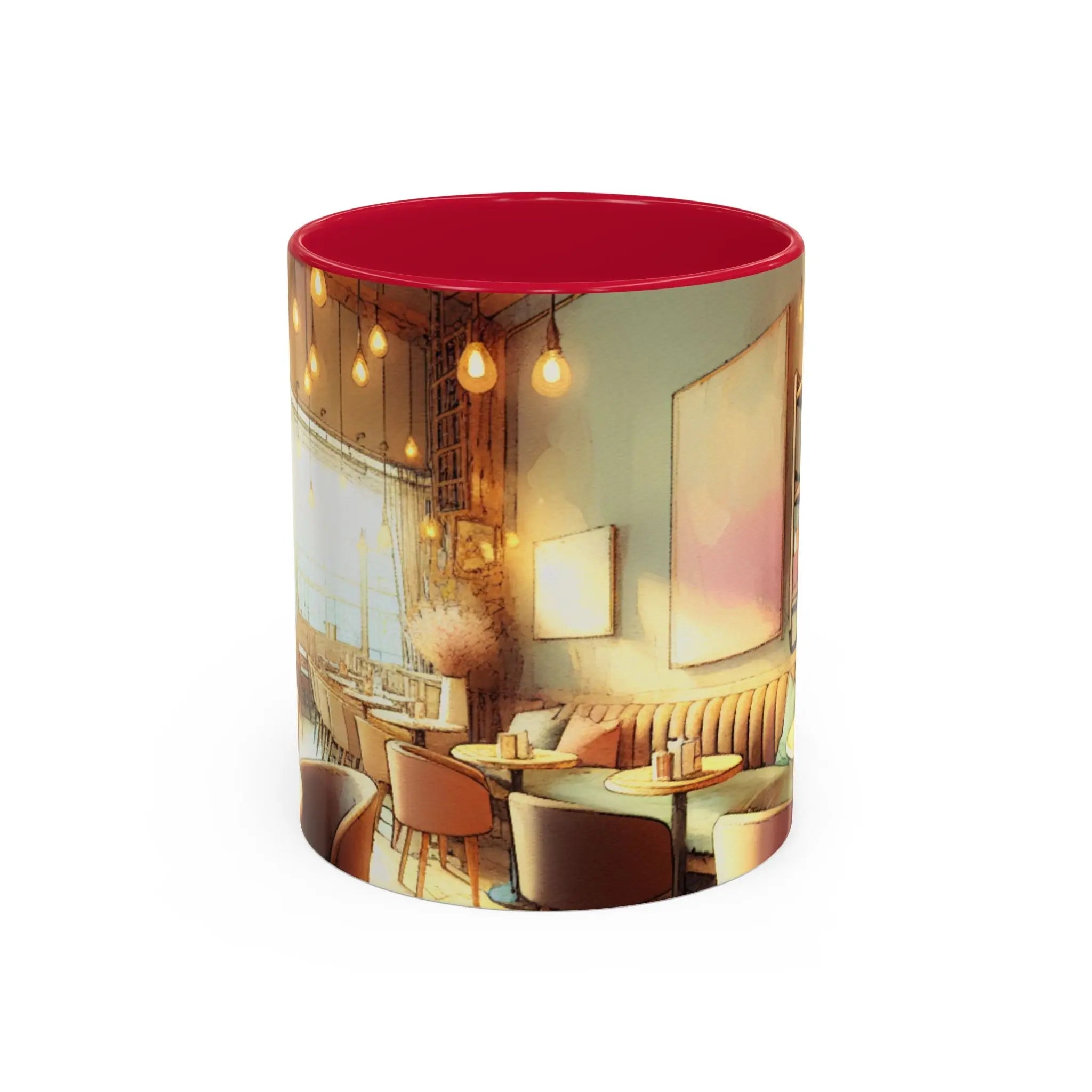 Colorful Café Mug - 11oz & 15oz - Perfect for Coffee Lovers & Gift Giving Printify
