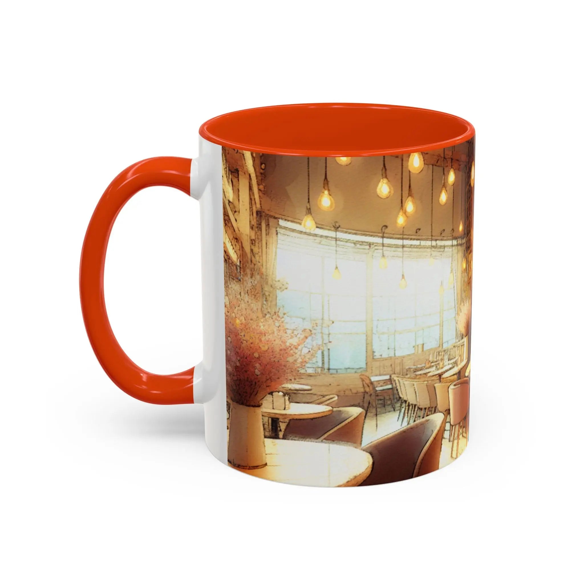Colorful Café Mug - 11oz & 15oz - Perfect for Coffee Lovers & Gift Giving Printify