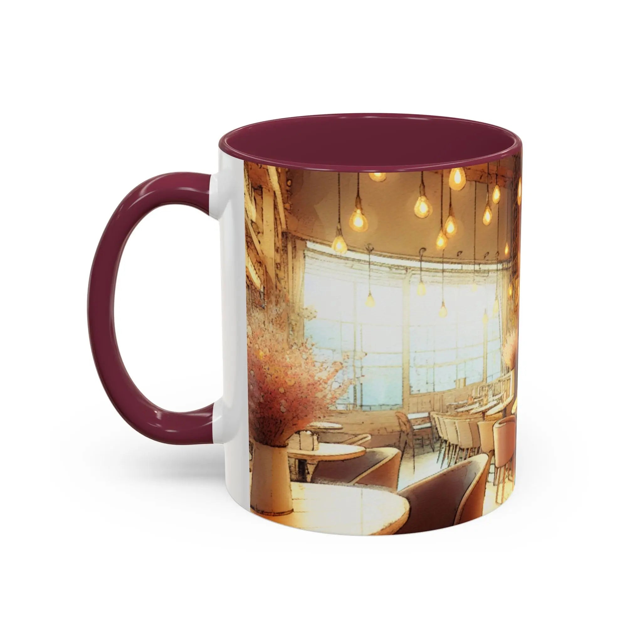 Colorful Café Mug - 11oz & 15oz - Perfect for Coffee Lovers & Gift Giving Printify
