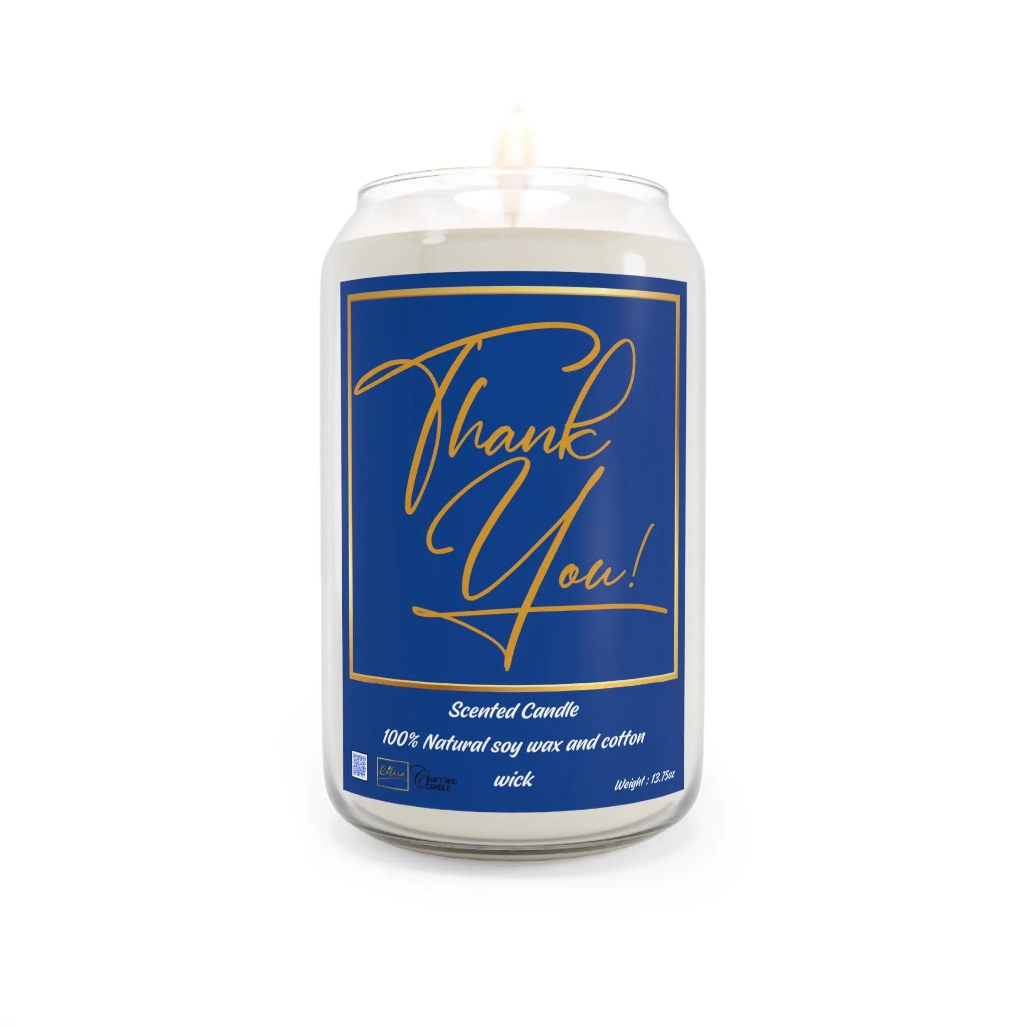 Scented Candle - Thank You! Gift, 13.75oz Aromatherapy Candle, Home Fragrance, Relaxation Gift, Party Favor Relaxa Candle Canada