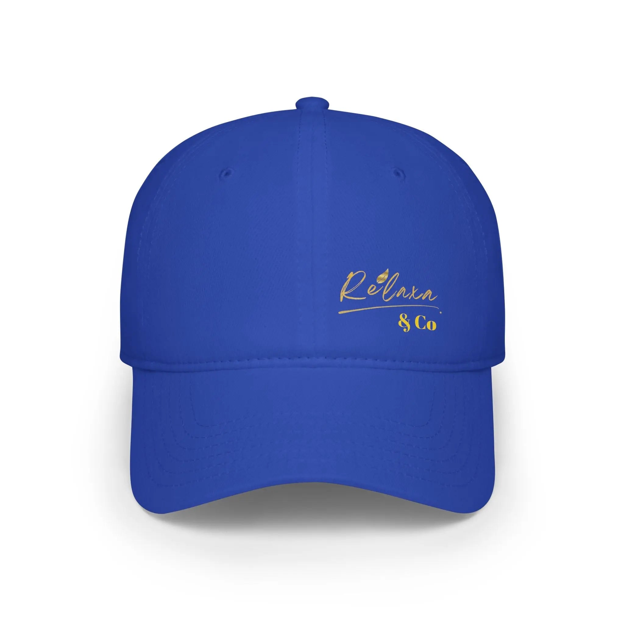 Relaxa Red Baseball Cap - Stylish Low Profile Cap for Casual Outings Printify