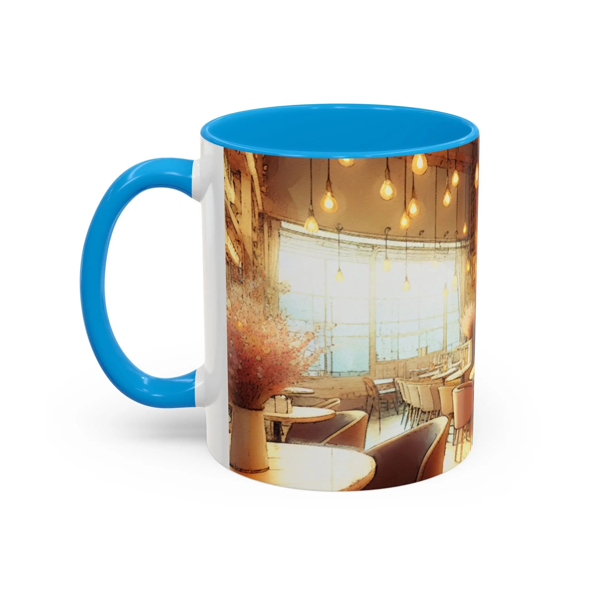 Colorful Café Mug - 11oz & 15oz - Perfect for Coffee Lovers & Gift Giving Printify