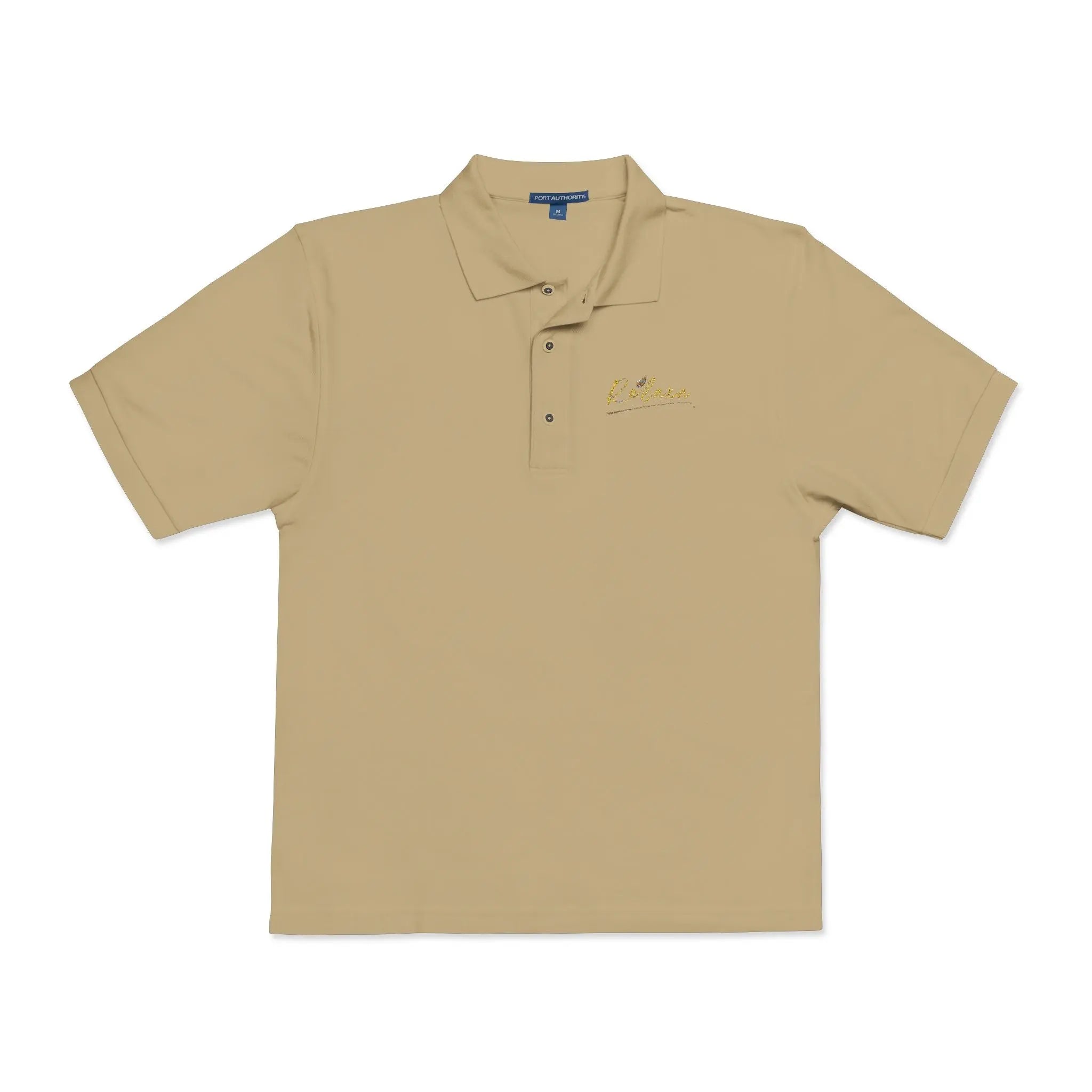 Stylish Unisex Polo Shirt with Inspirational Embroidery Printify