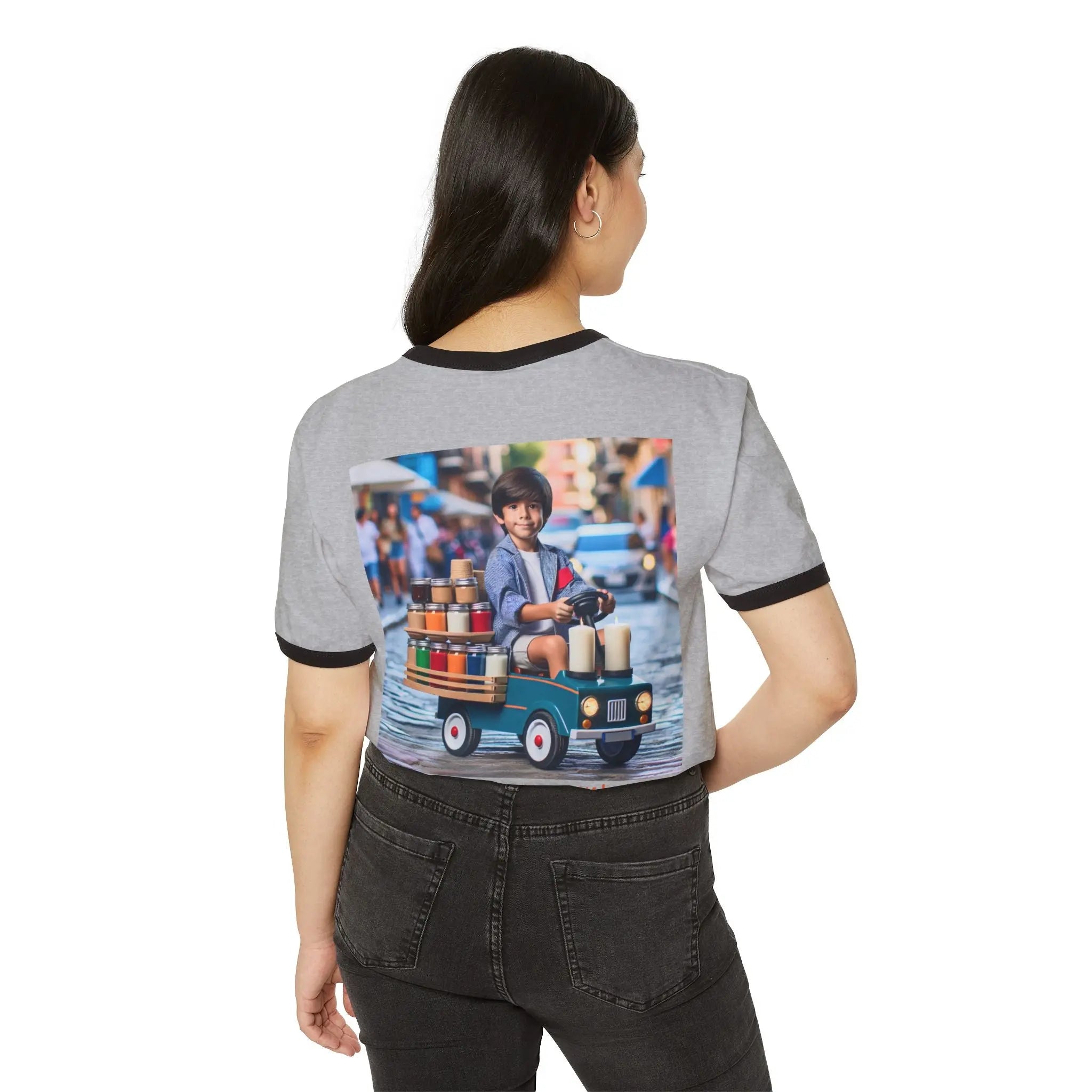 Relaxed Delivery Unisex Cotton Ringer T-Shirt - Fun & Trendy Graphic Tee Printify