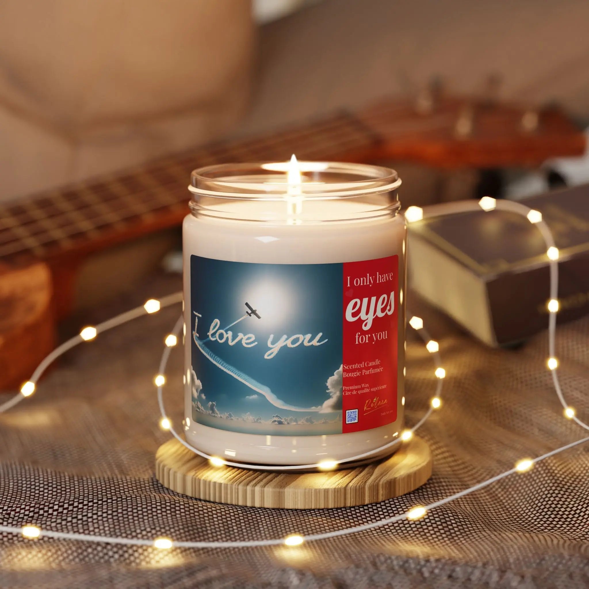 Romantic Scented Soy Candle - 'I Love You' - Perfect Gift for Valentine’s Day, Anniversaries, and Love Celebrations Printify