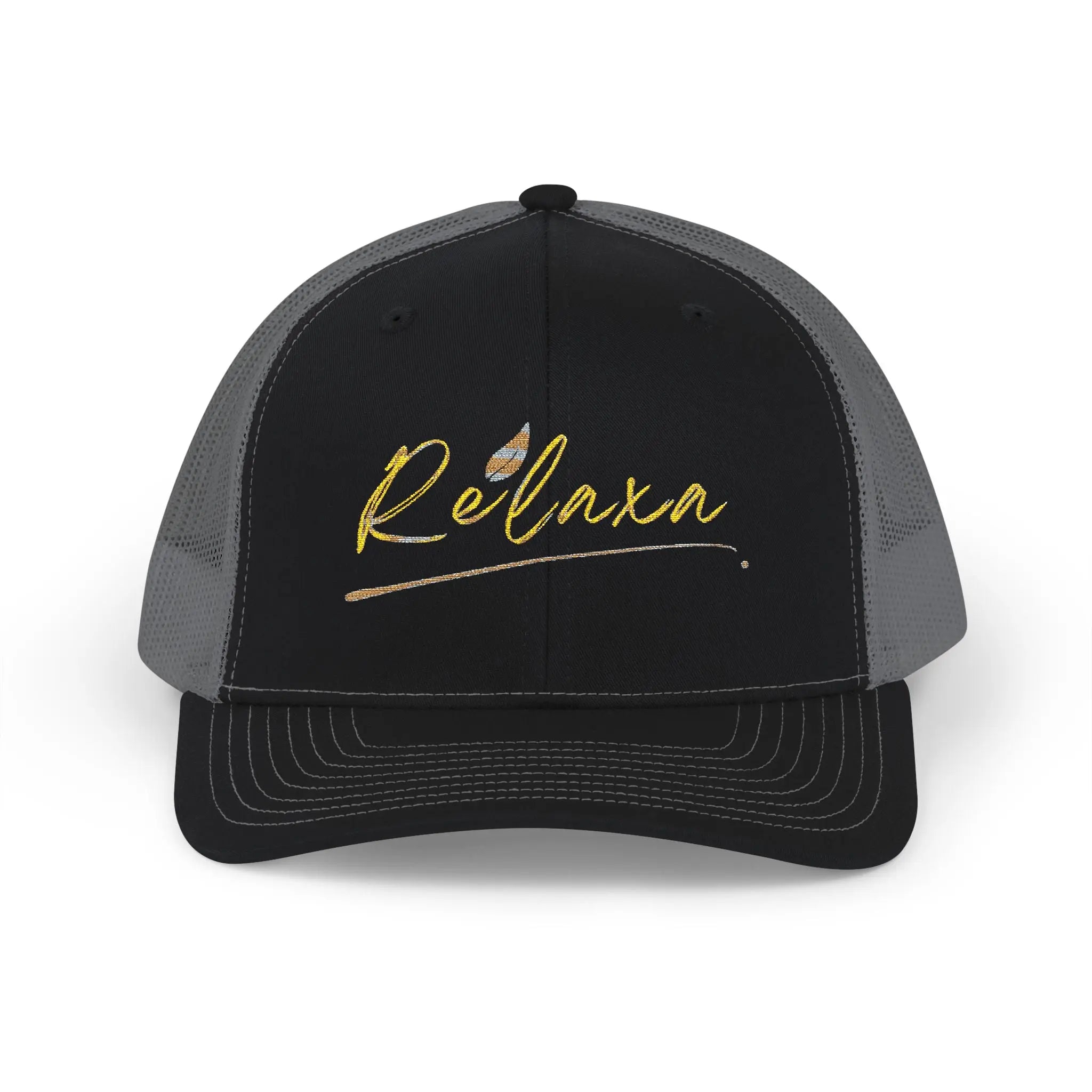 Relaxing Snapback Trucker Cap - Stylish Embroidered Hat Printify
