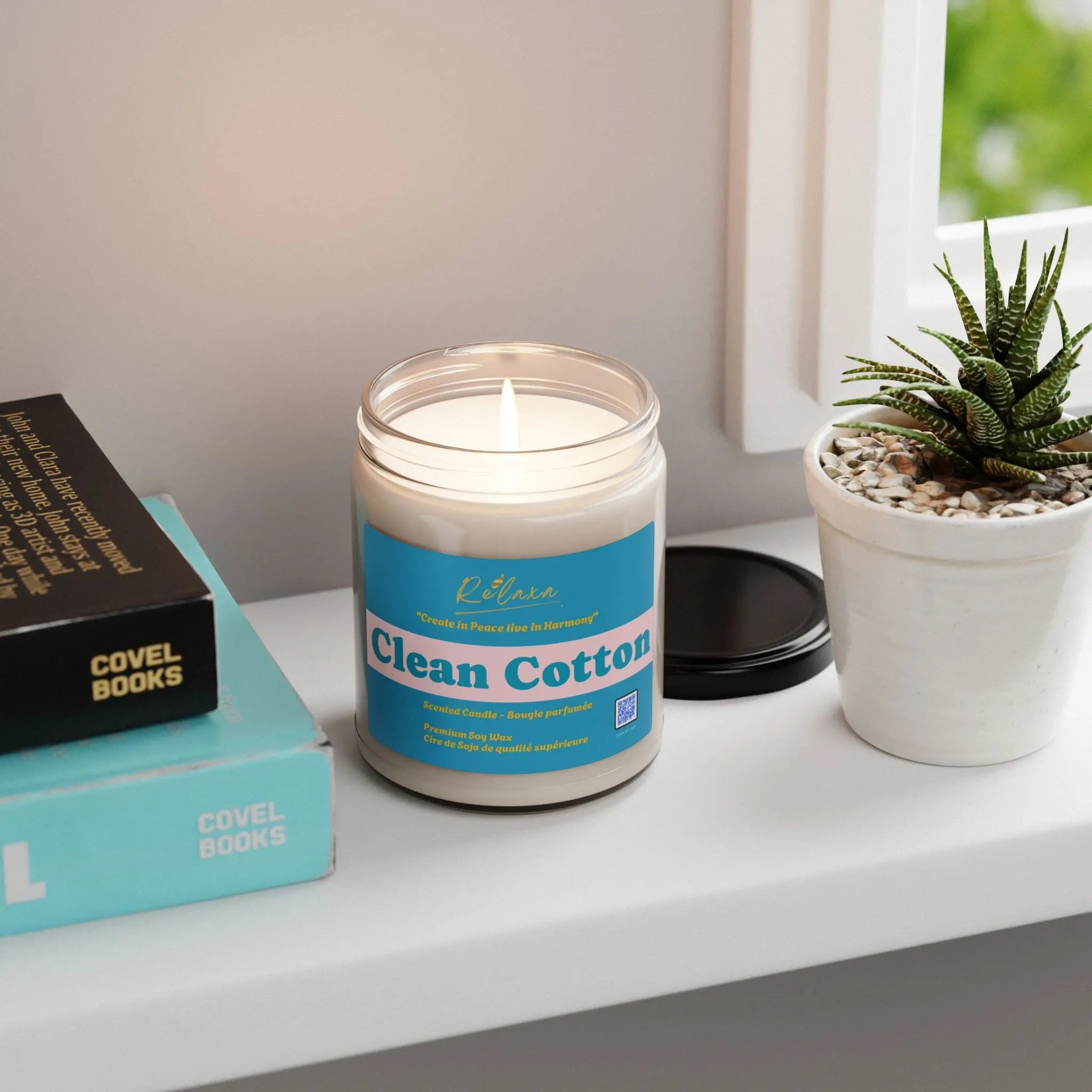 Clean Cotton Scented Candle Printify