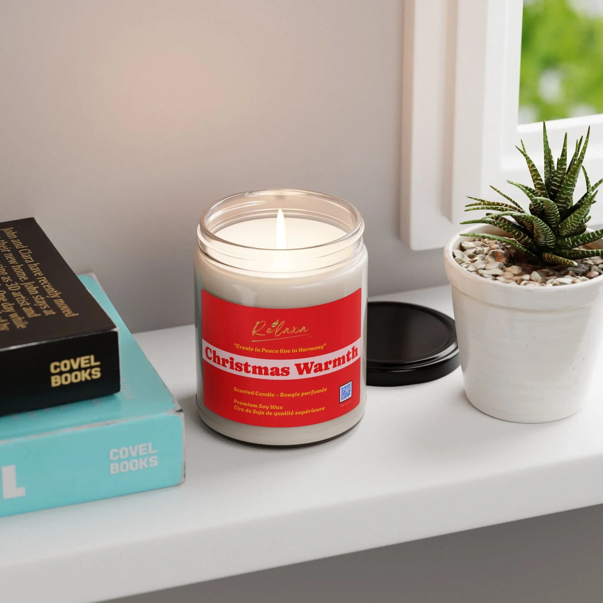 Christmas warmth Scented Candle Printify