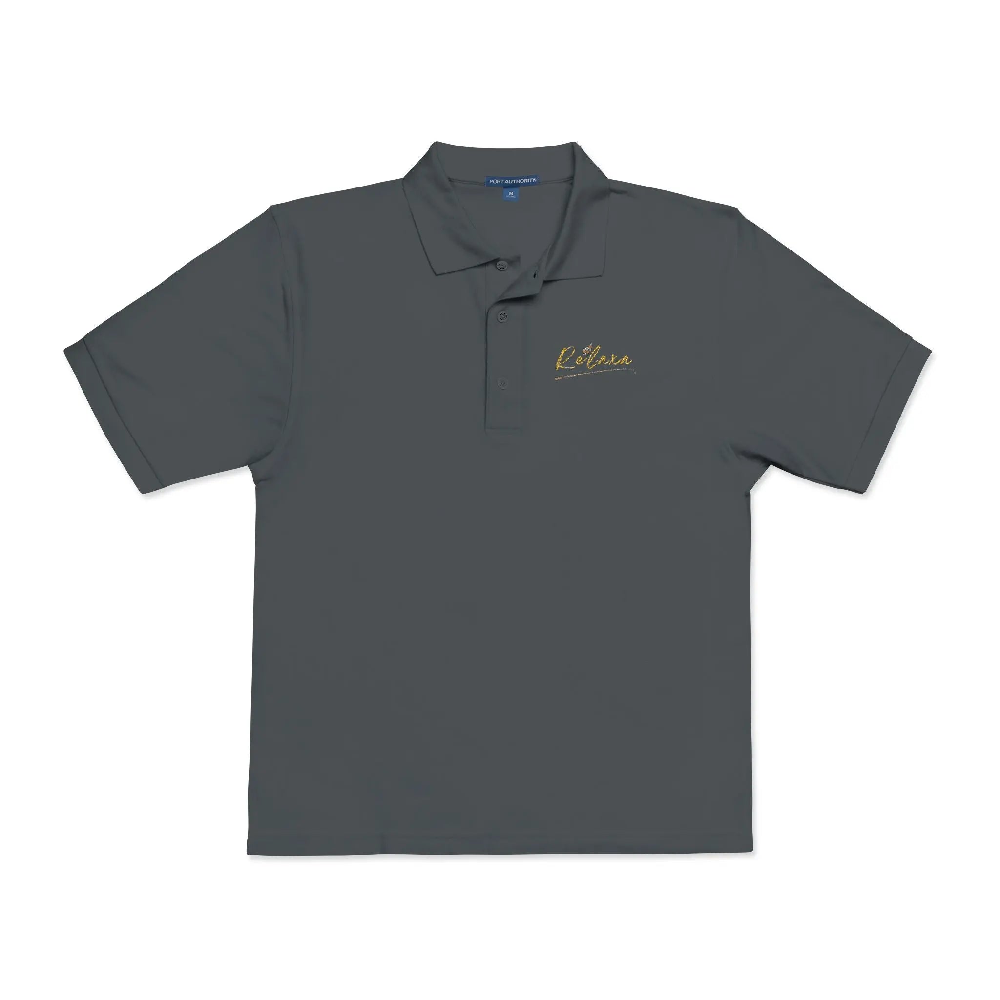 Stylish Unisex Polo Shirt with Inspirational Embroidery Printify
