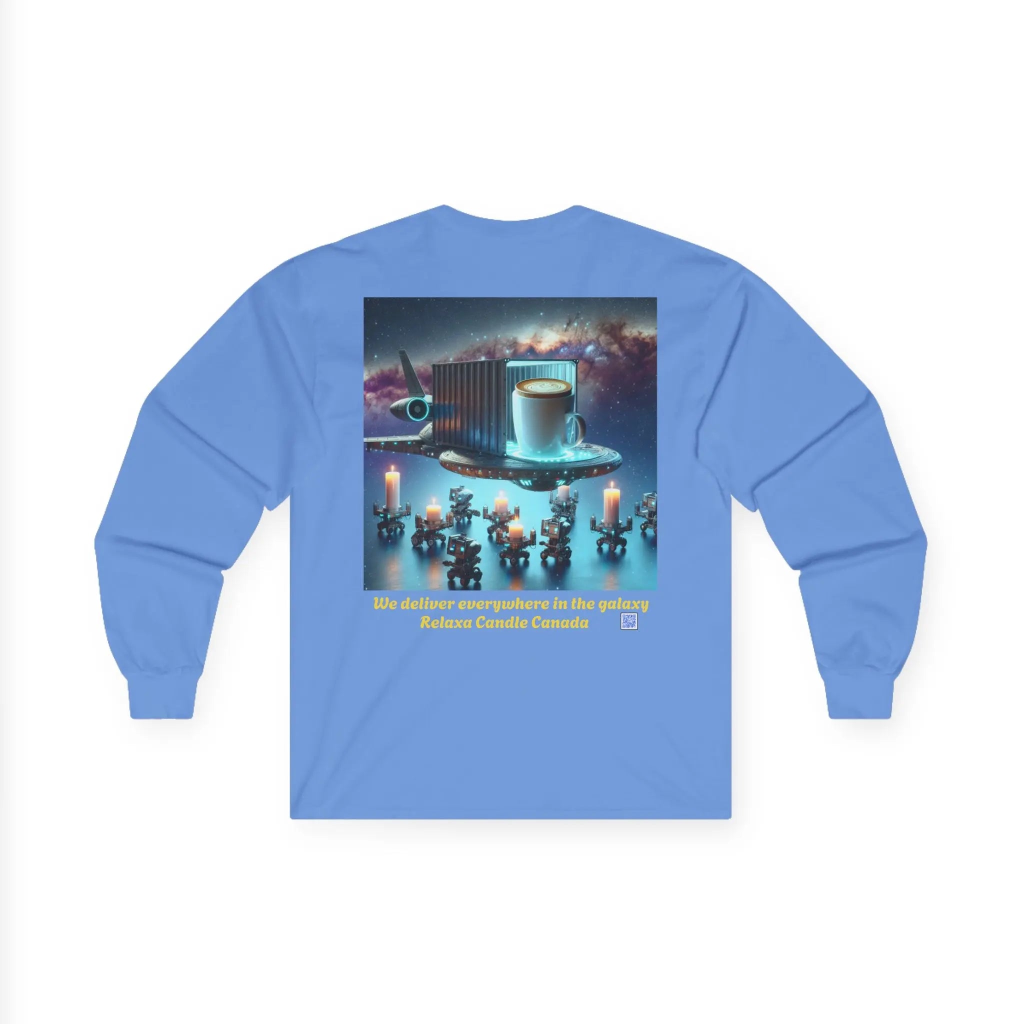 Relaxa Galaxy Unisex Ultra Cotton Long Sleeve Tee Printify