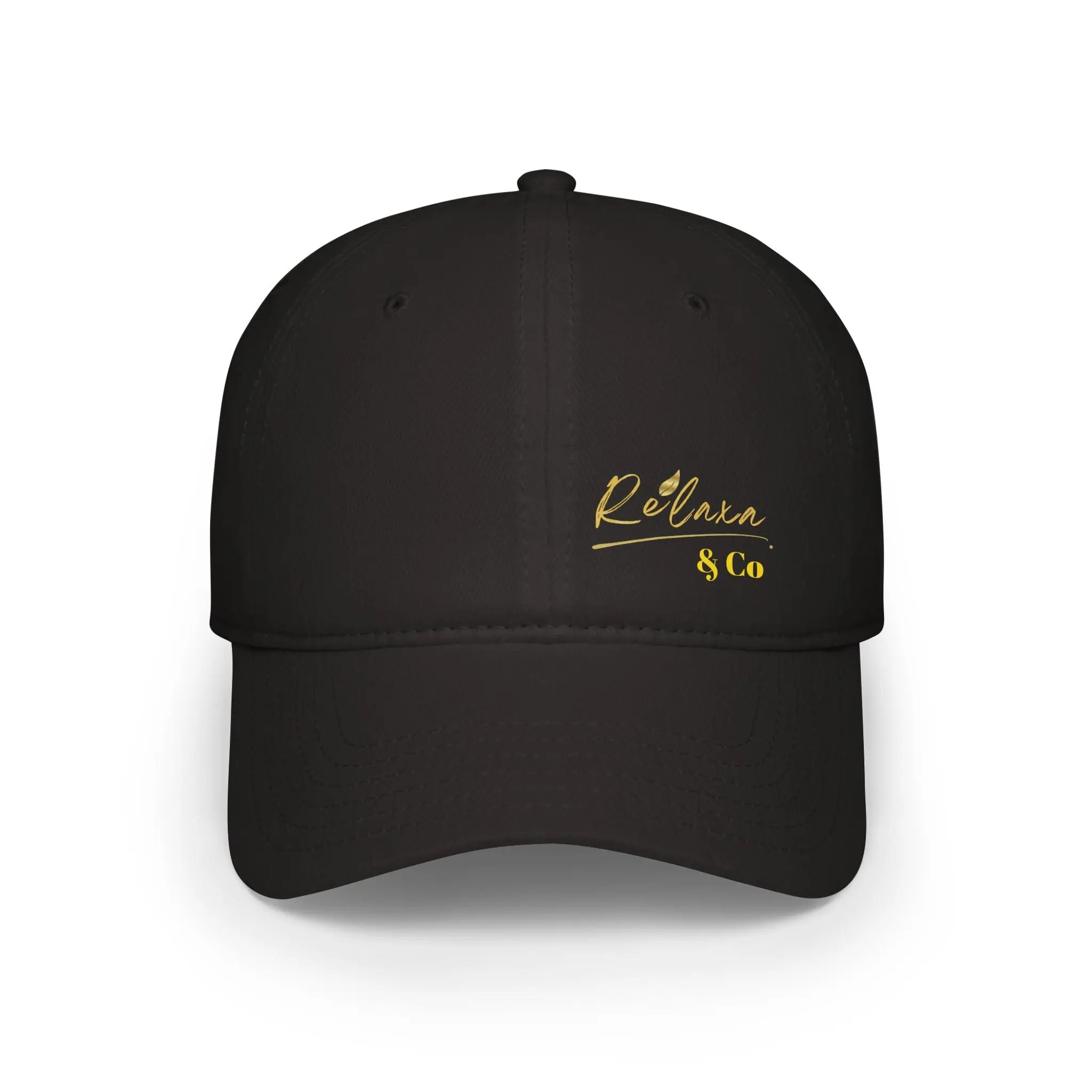 Relaxa Red Baseball Cap - Stylish Low Profile Cap for Casual Outings Printify