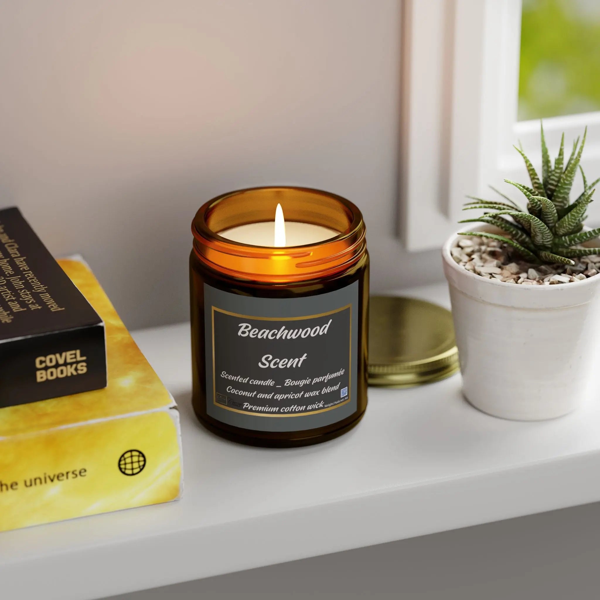 Candles, Beachwood scent Relaxa Candle Canada