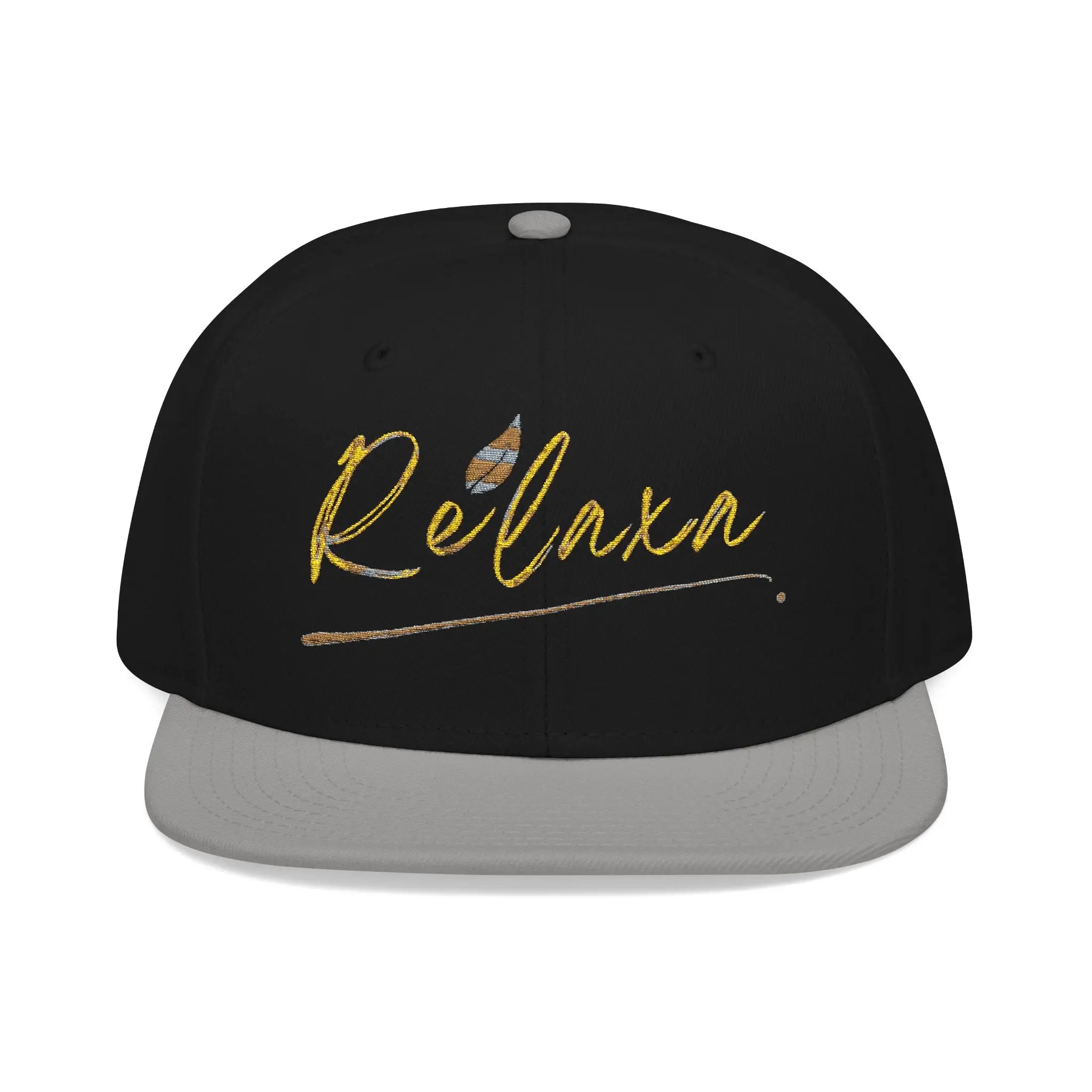 Relaxa Embroidered Snapback Cap - Casual Style Hat for Relaxation Lovers Printify