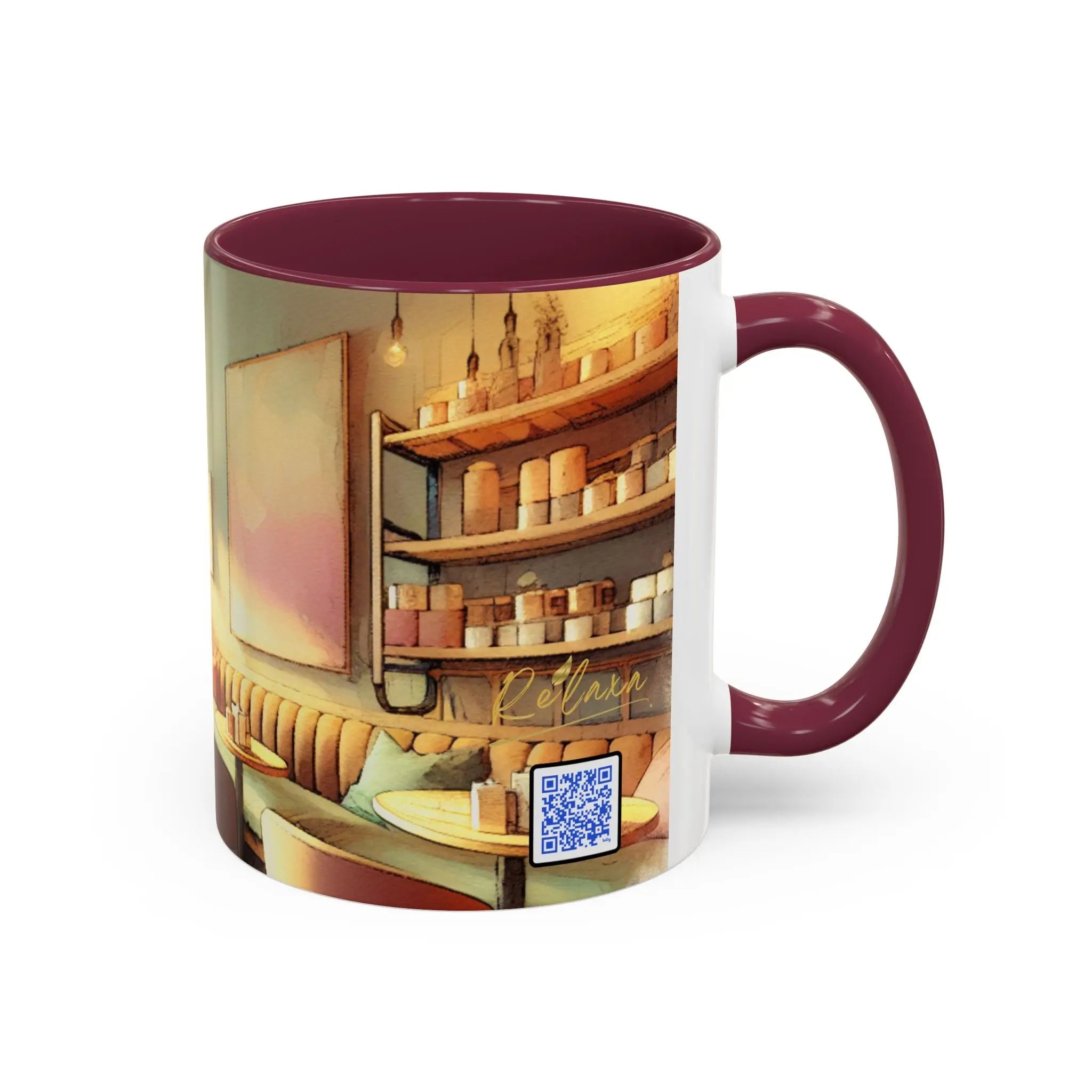 Colorful Café Mug - 11oz & 15oz - Perfect for Coffee Lovers & Gift Giving Printify