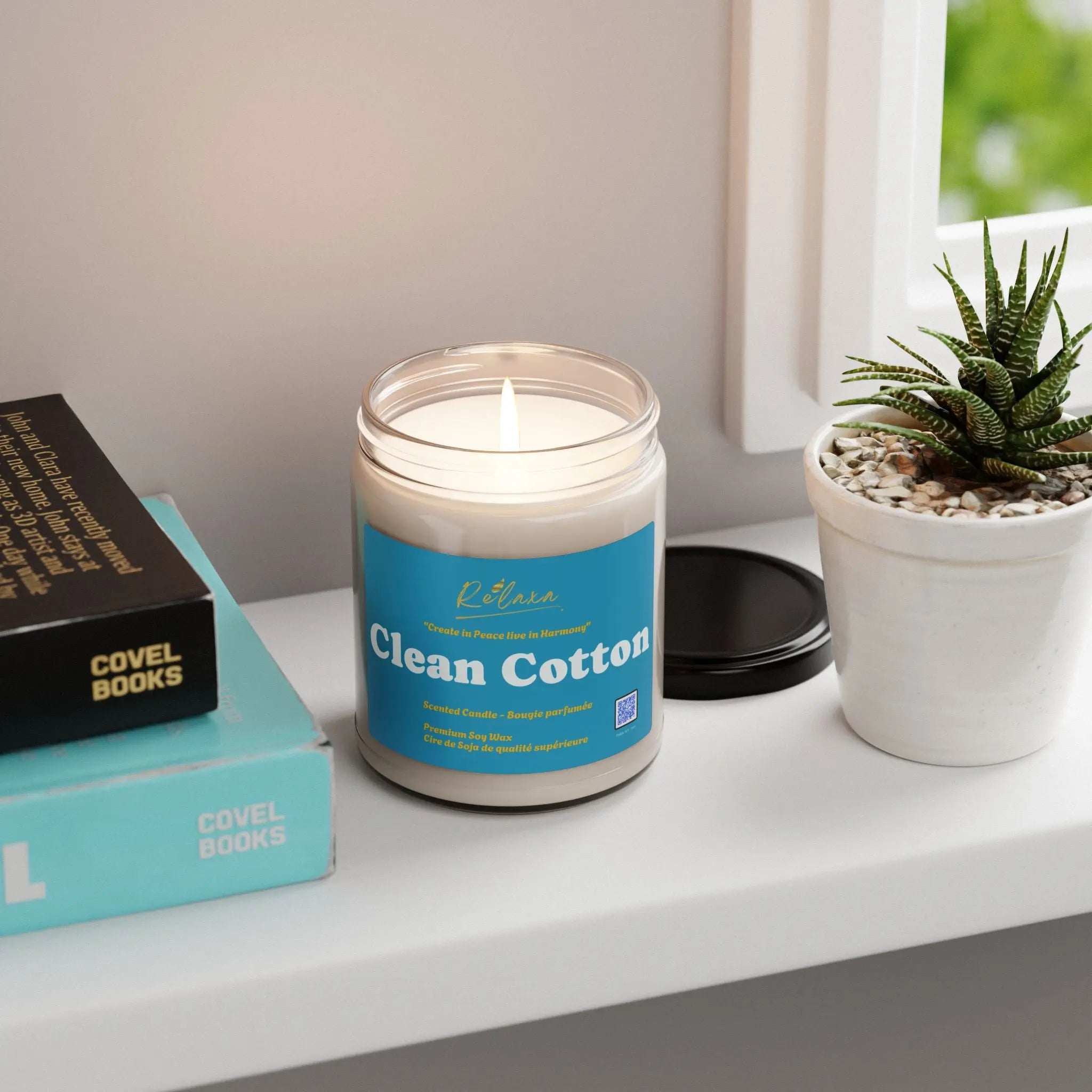 Clean Cotton Scented Candle Printify