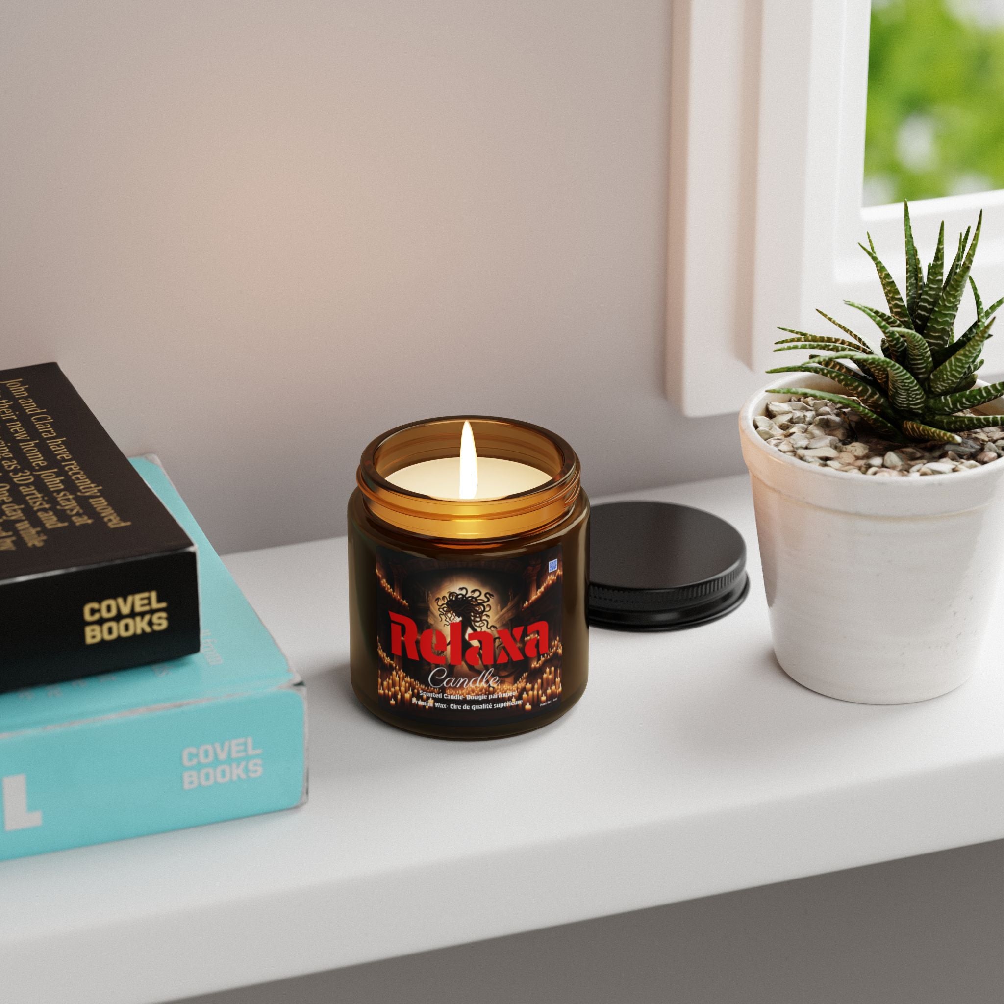 Relaxa Scented Soy Candle - Relaxing Ambiance for Self-Care