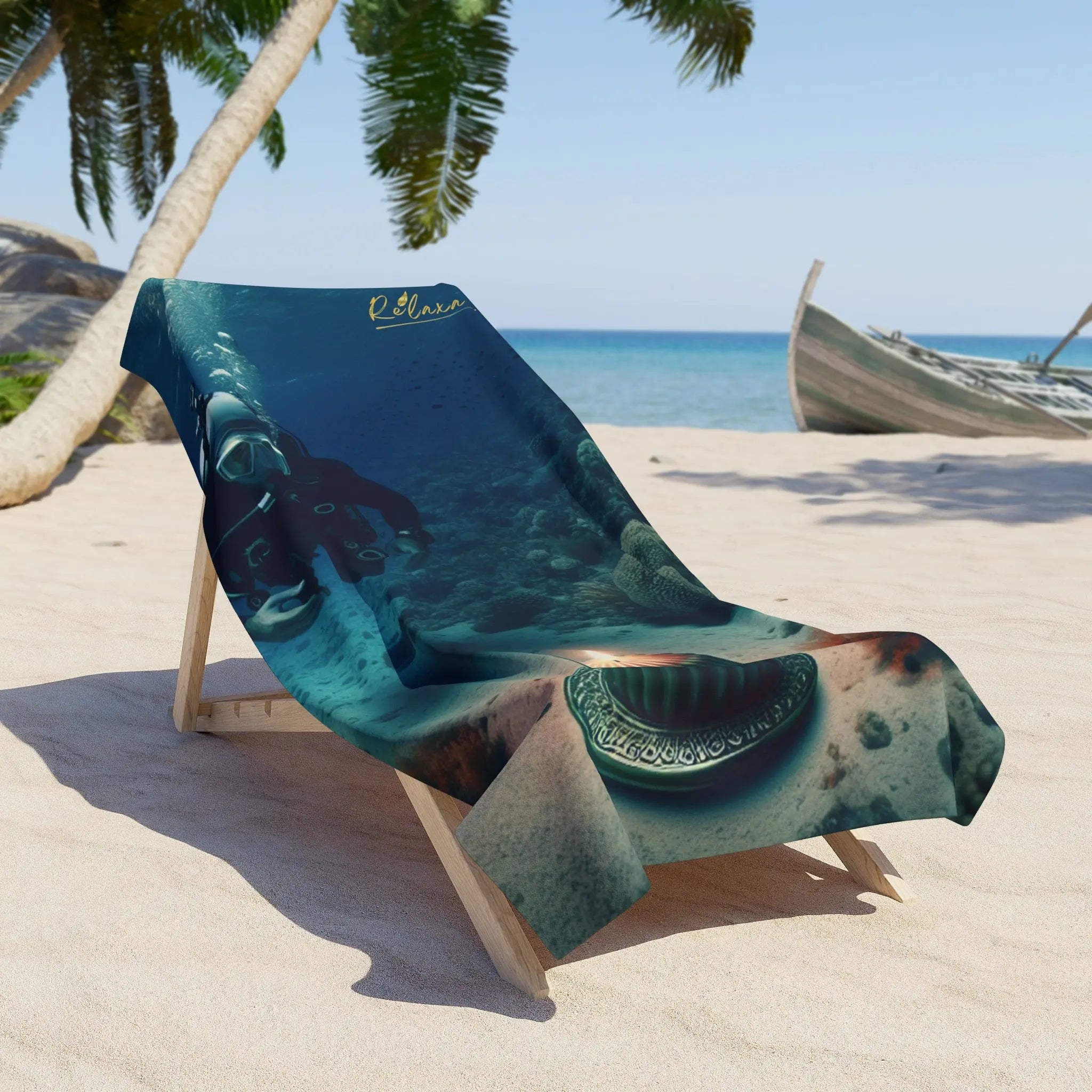 Tropical Ocean Beach Towel - Perfect for Summer Vibes Printify