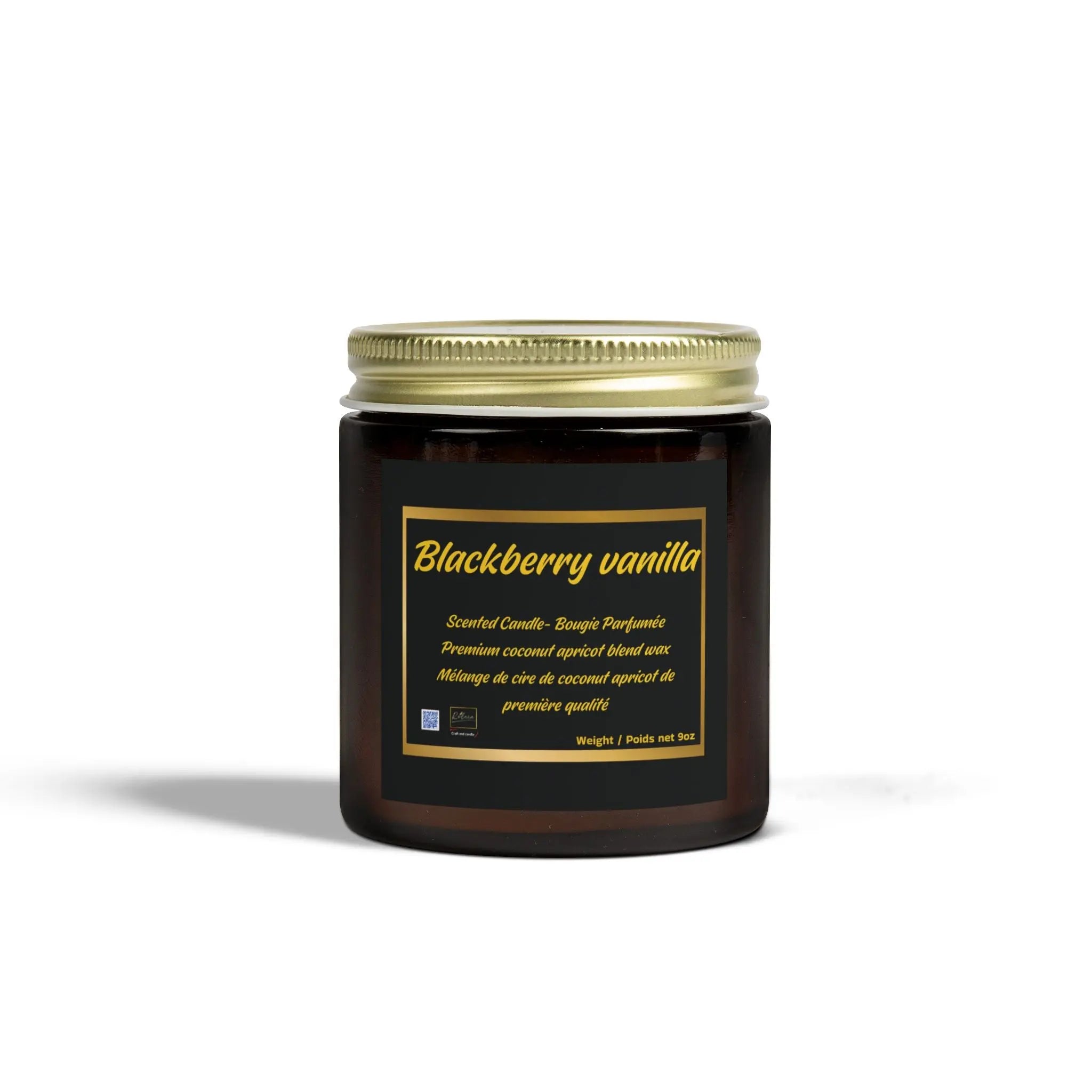 Candle Set - Blackberry Vanilla Scented Candles, 4oz & 9oz Relaxa Candle Canada