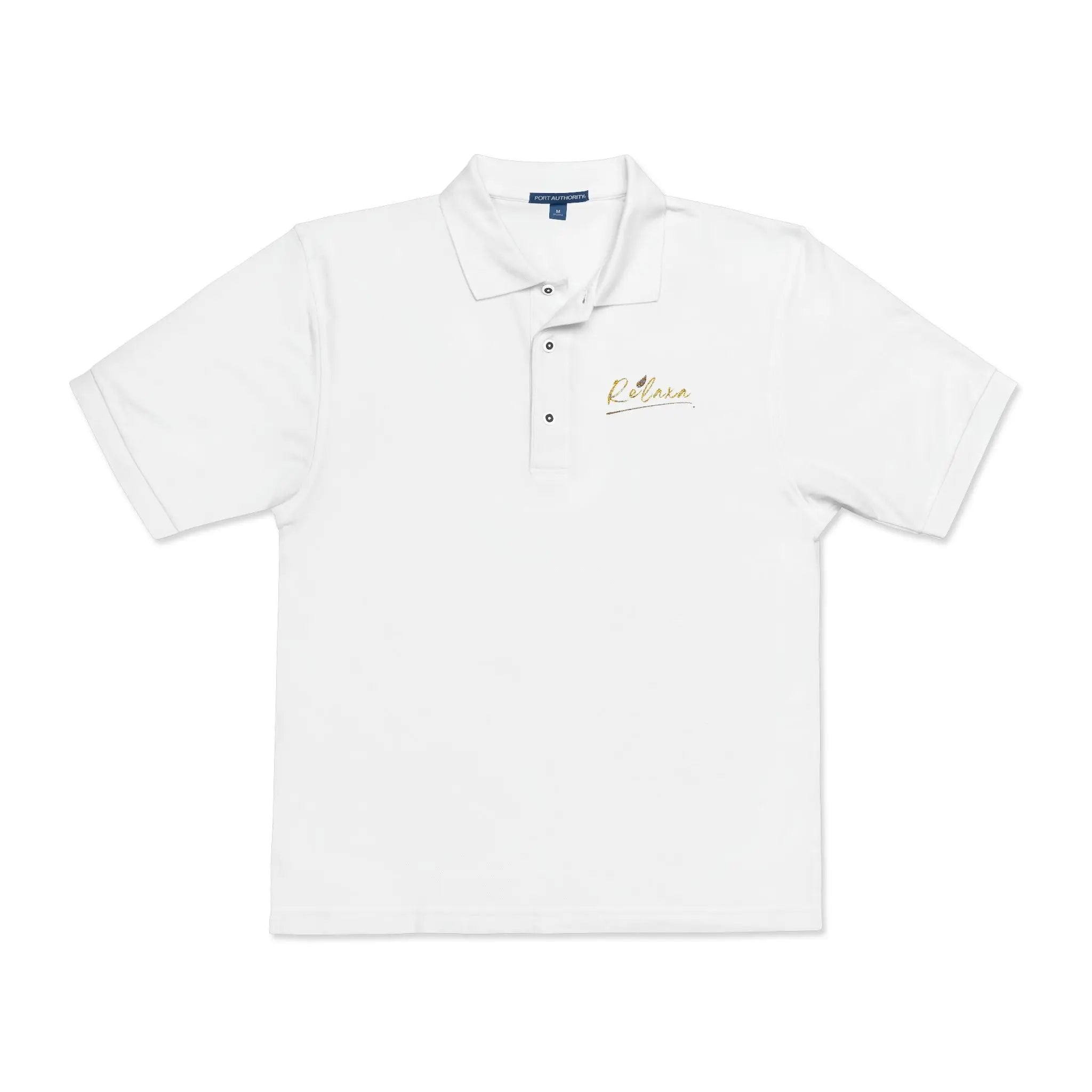 Stylish Unisex Polo Shirt with Inspirational Embroidery Printify