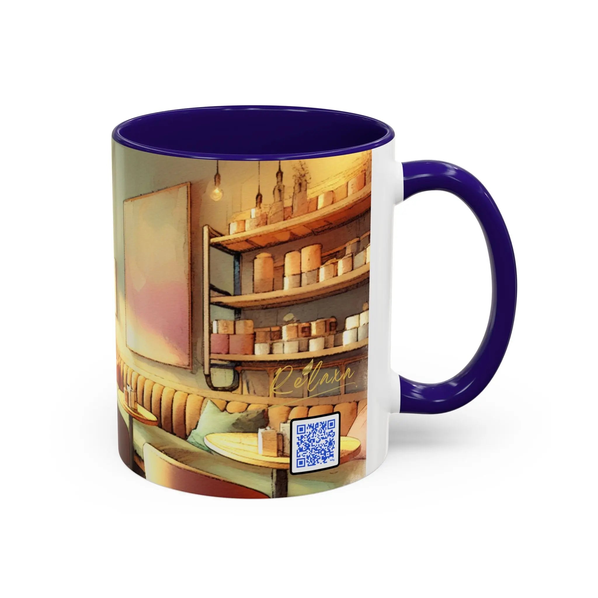 Colorful Café Mug - 11oz & 15oz - Perfect for Coffee Lovers & Gift Giving Printify