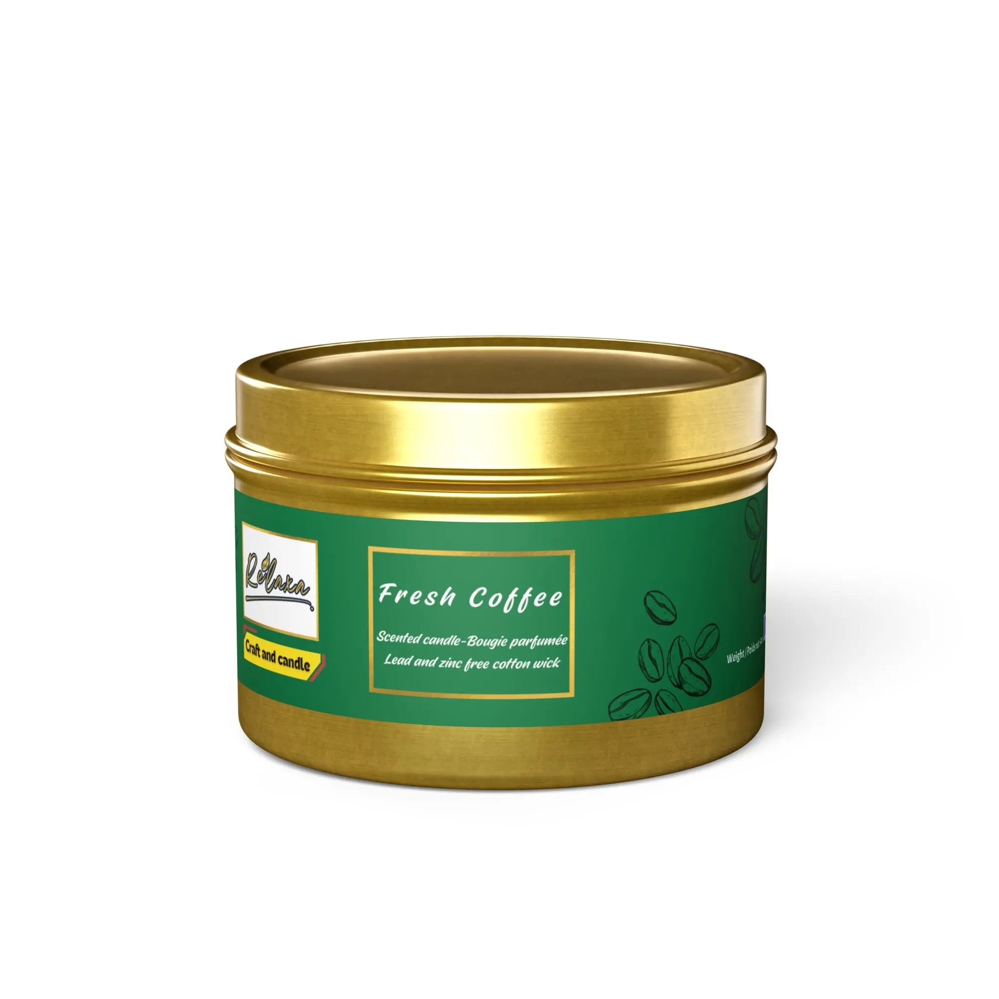 Coffee Tin Candles Printify
