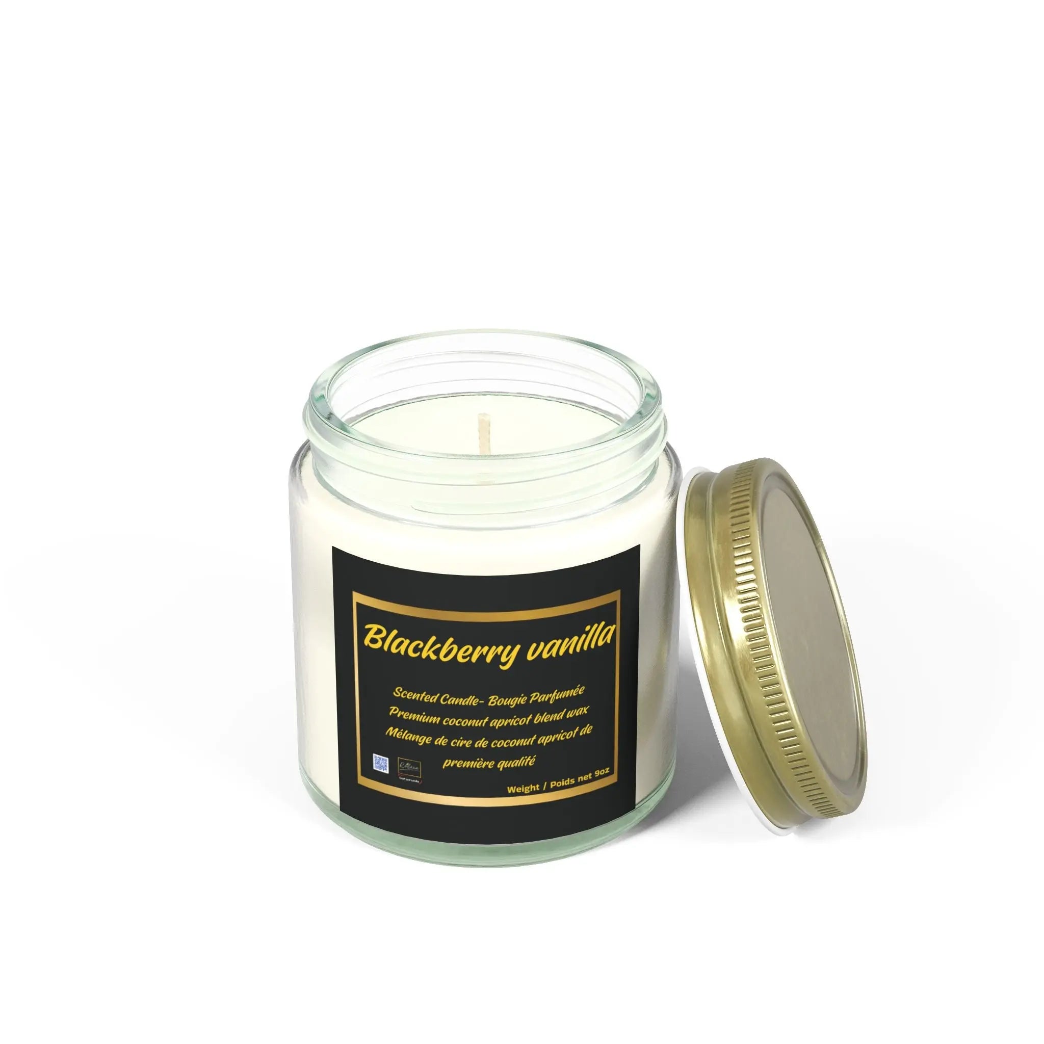 Candle Set - Blackberry Vanilla Scented Candles, 4oz & 9oz Relaxa Candle Canada