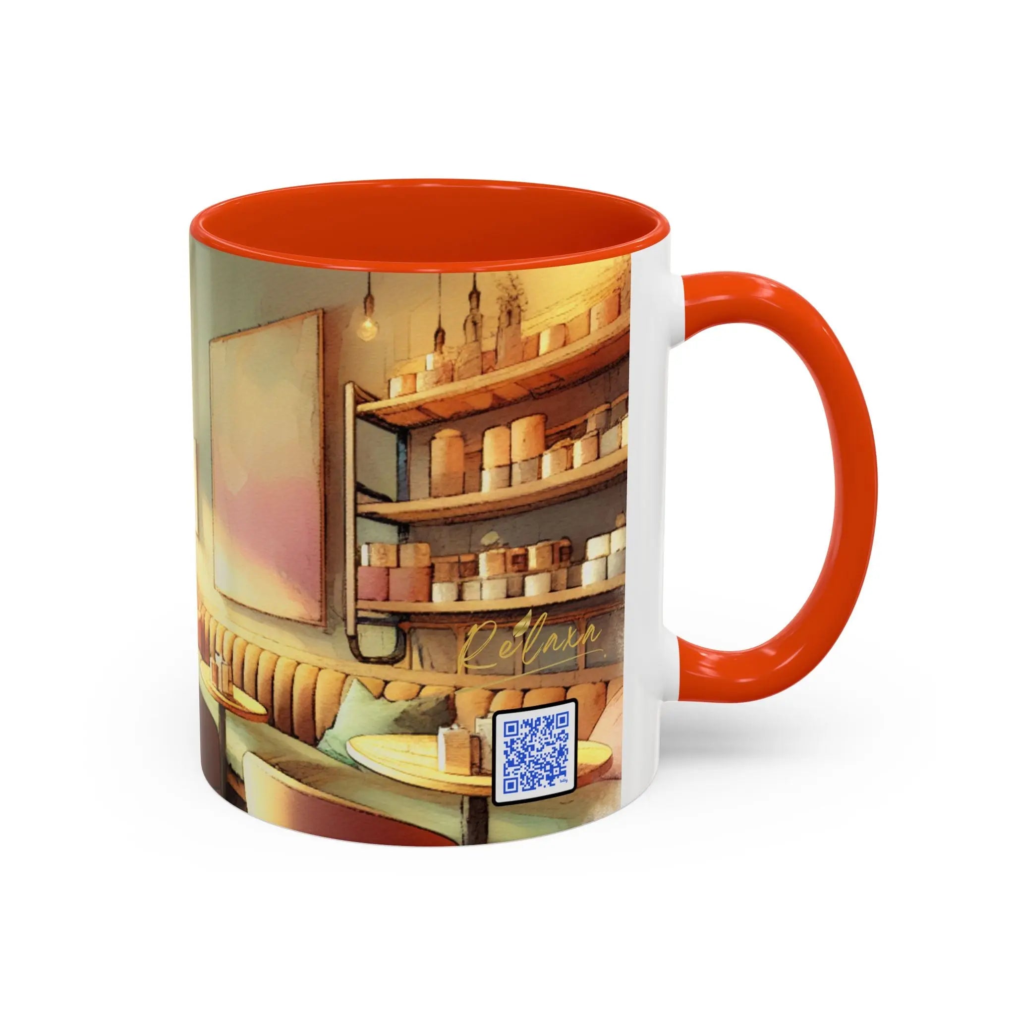 Colorful Café Mug - 11oz & 15oz - Perfect for Coffee Lovers & Gift Giving Printify