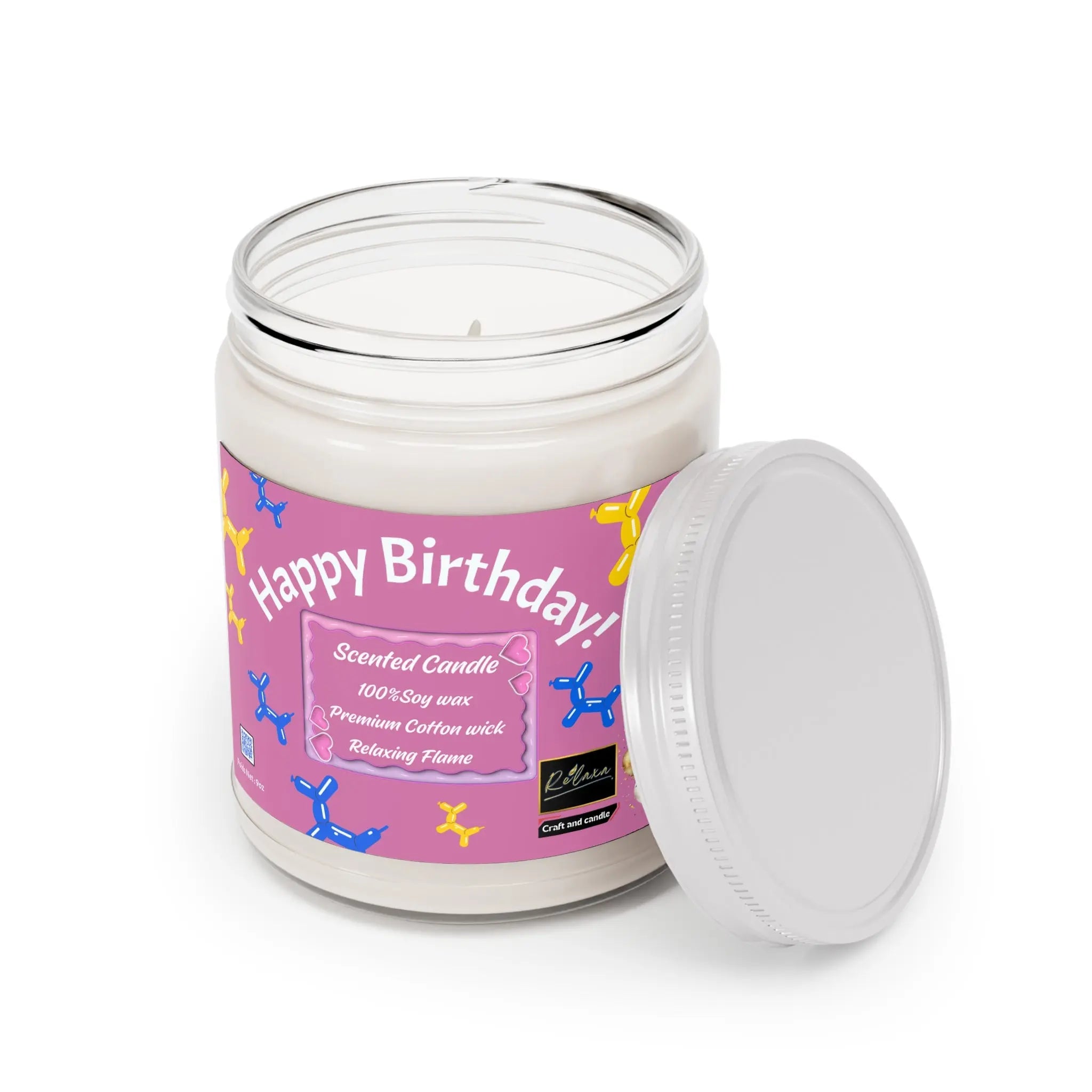 Happy Birthday Scented Candle Relaxa Candle Canada