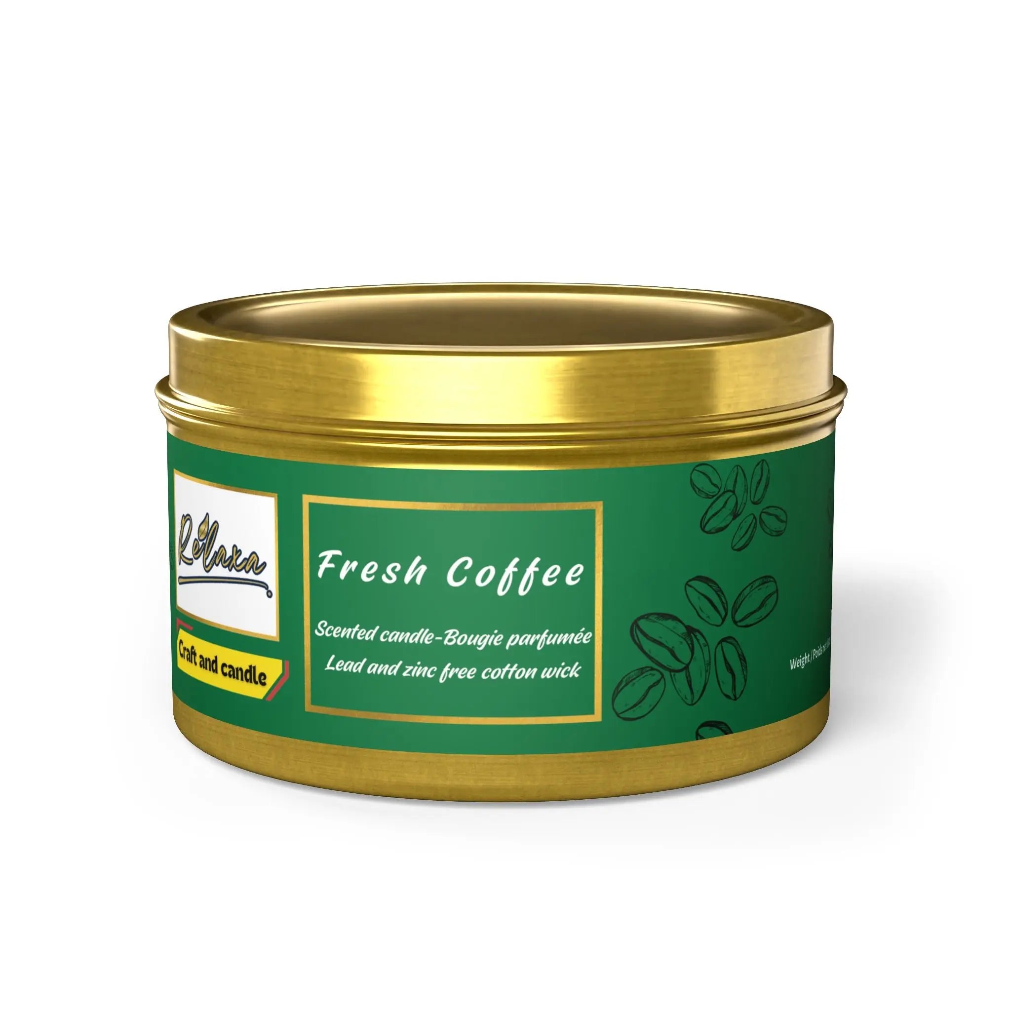 Coffee Tin Candles Printify