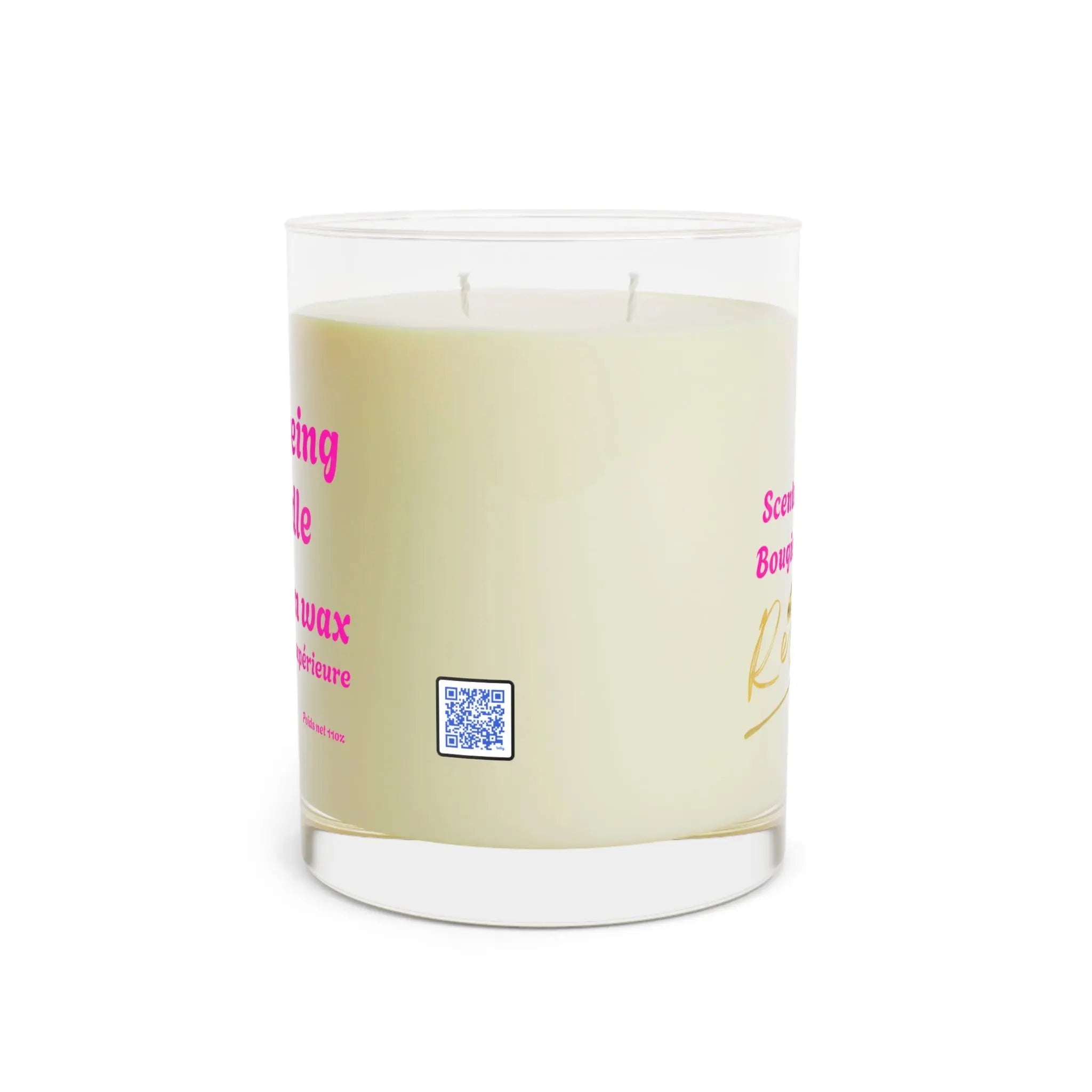 Mindful Yoga Scented Candle - Full Glass, Relaxation Gift, Spa Day, Home Décor, Wellness, Aromatherapy Printify