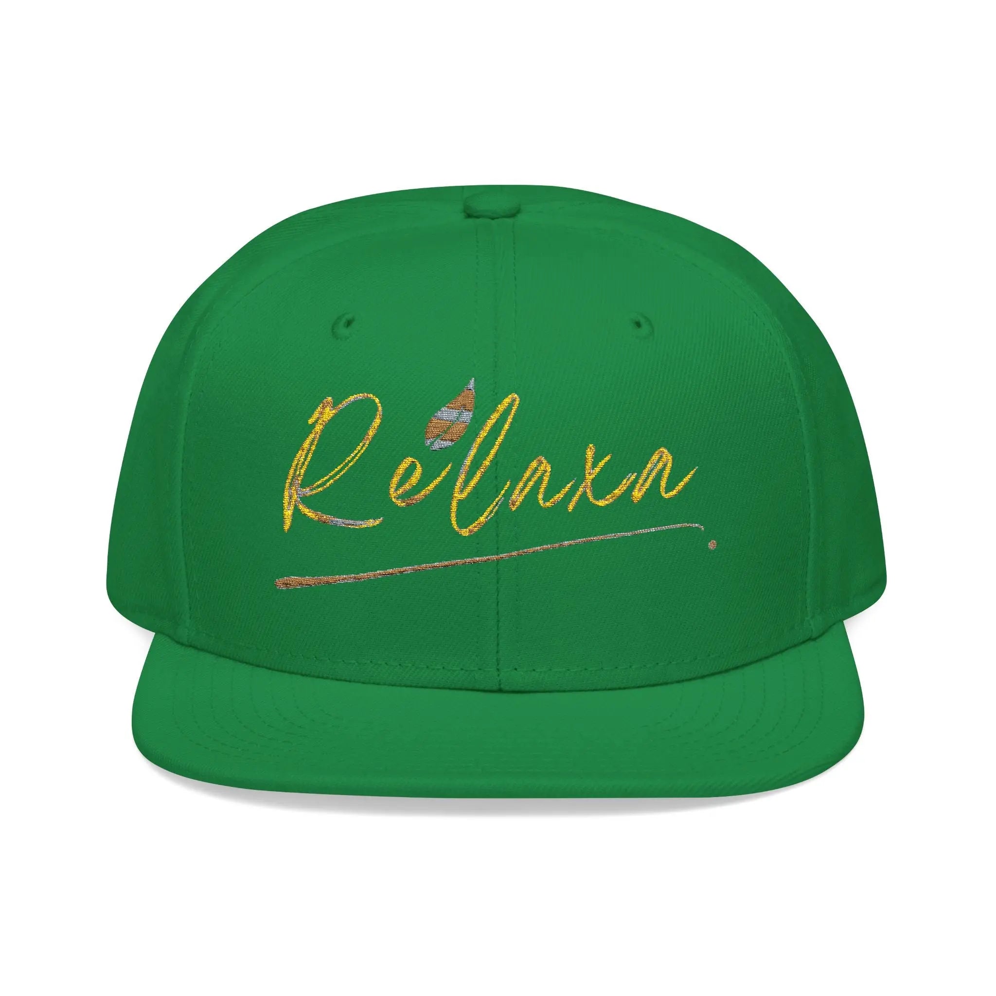 Relaxa Embroidered Snapback Cap - Casual Style Hat for Relaxation Lovers Printify