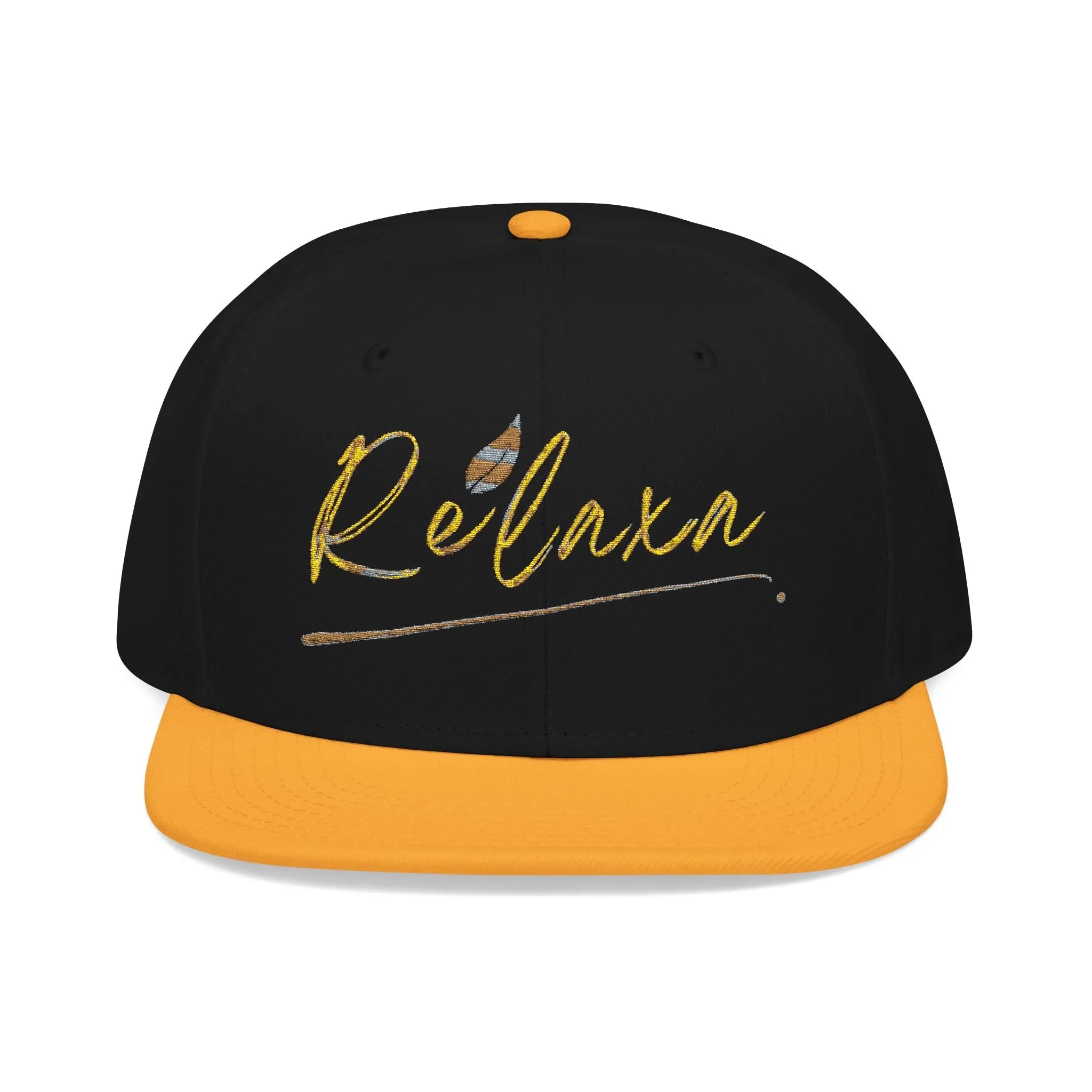 Relaxa Embroidered Snapback Cap - Casual Style Hat for Relaxation Lovers Printify