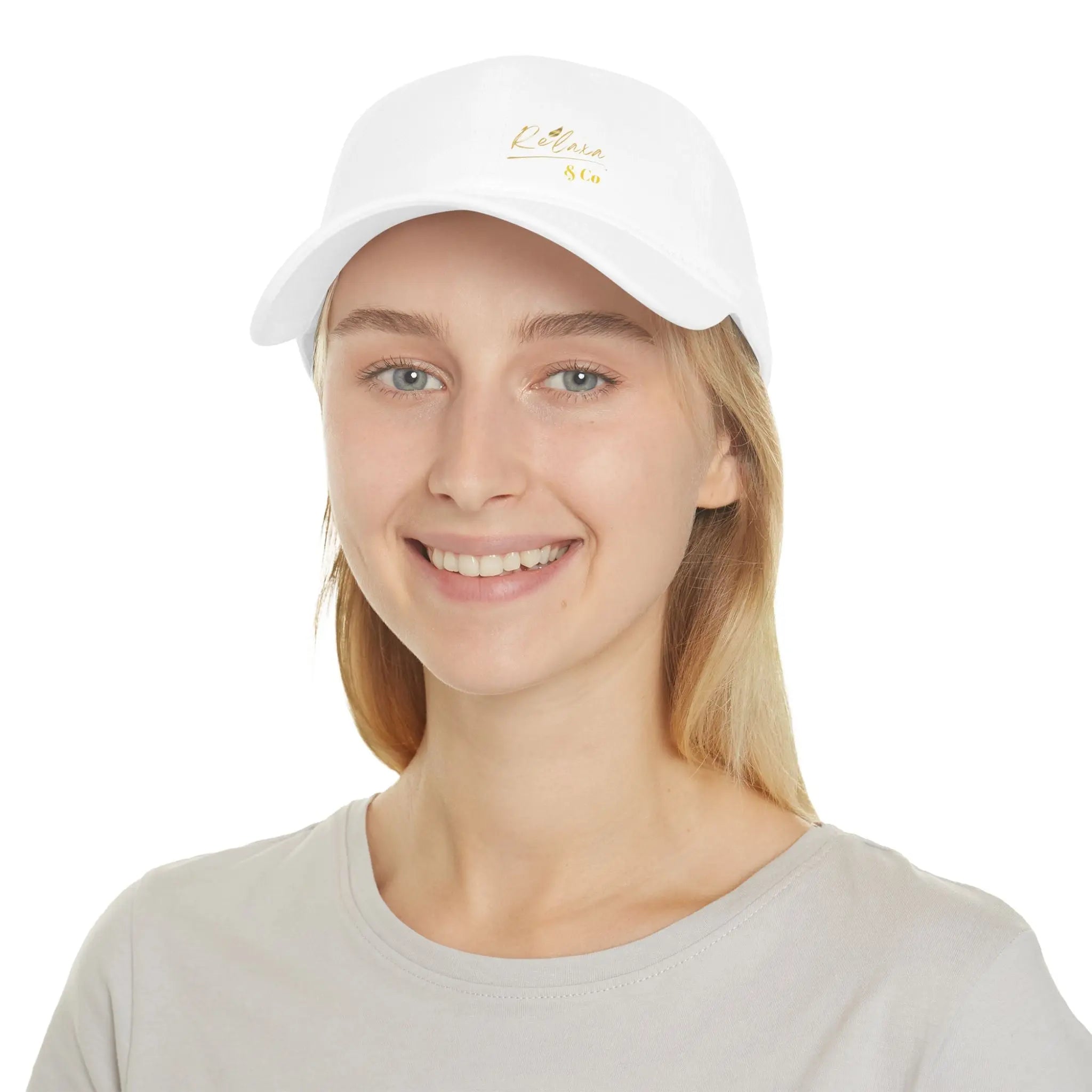 Relaxa Red Baseball Cap - Stylish Low Profile Cap for Casual Outings Printify
