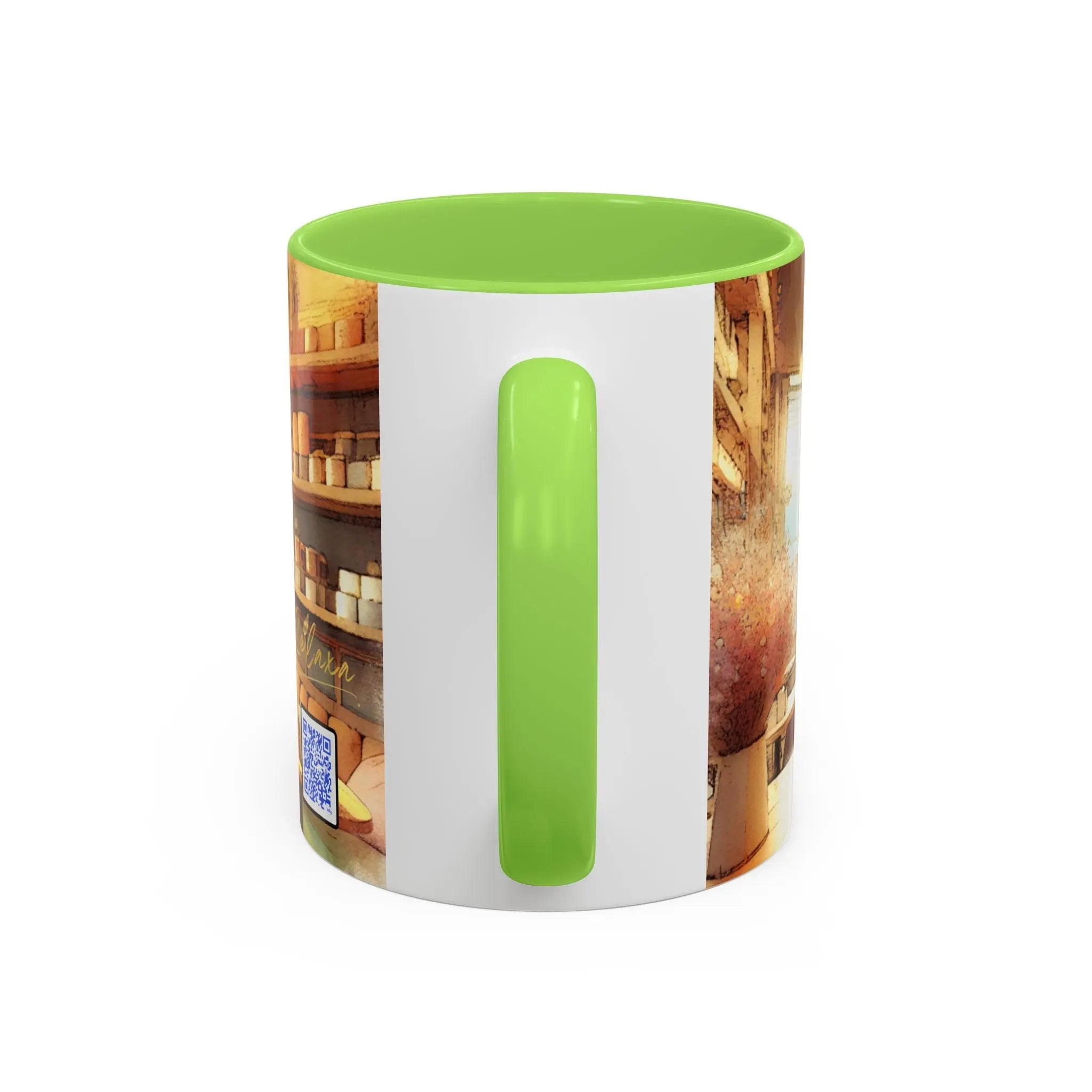 Colorful Café Mug - 11oz & 15oz - Perfect for Coffee Lovers & Gift Giving Printify